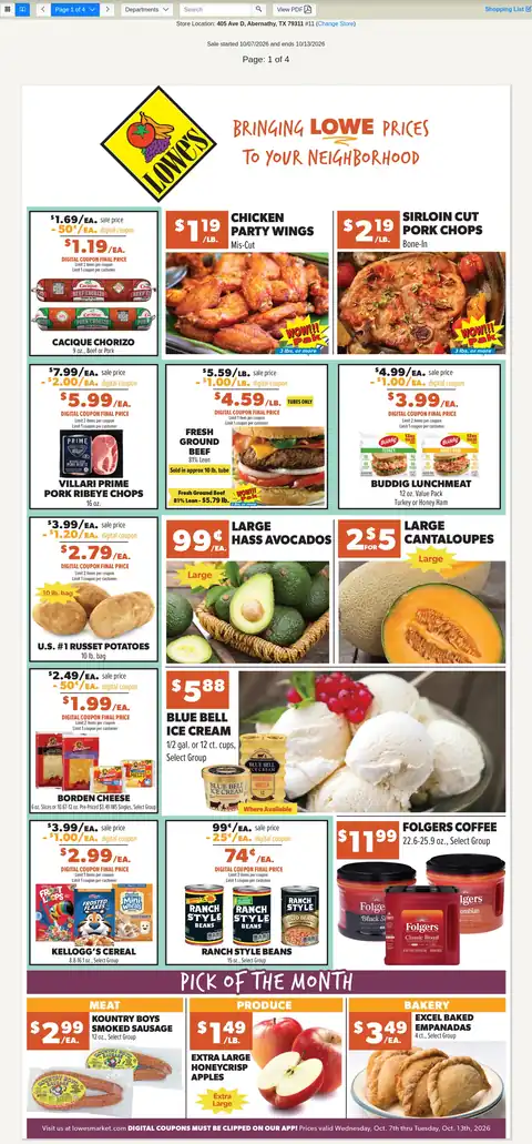 Weekly Specials