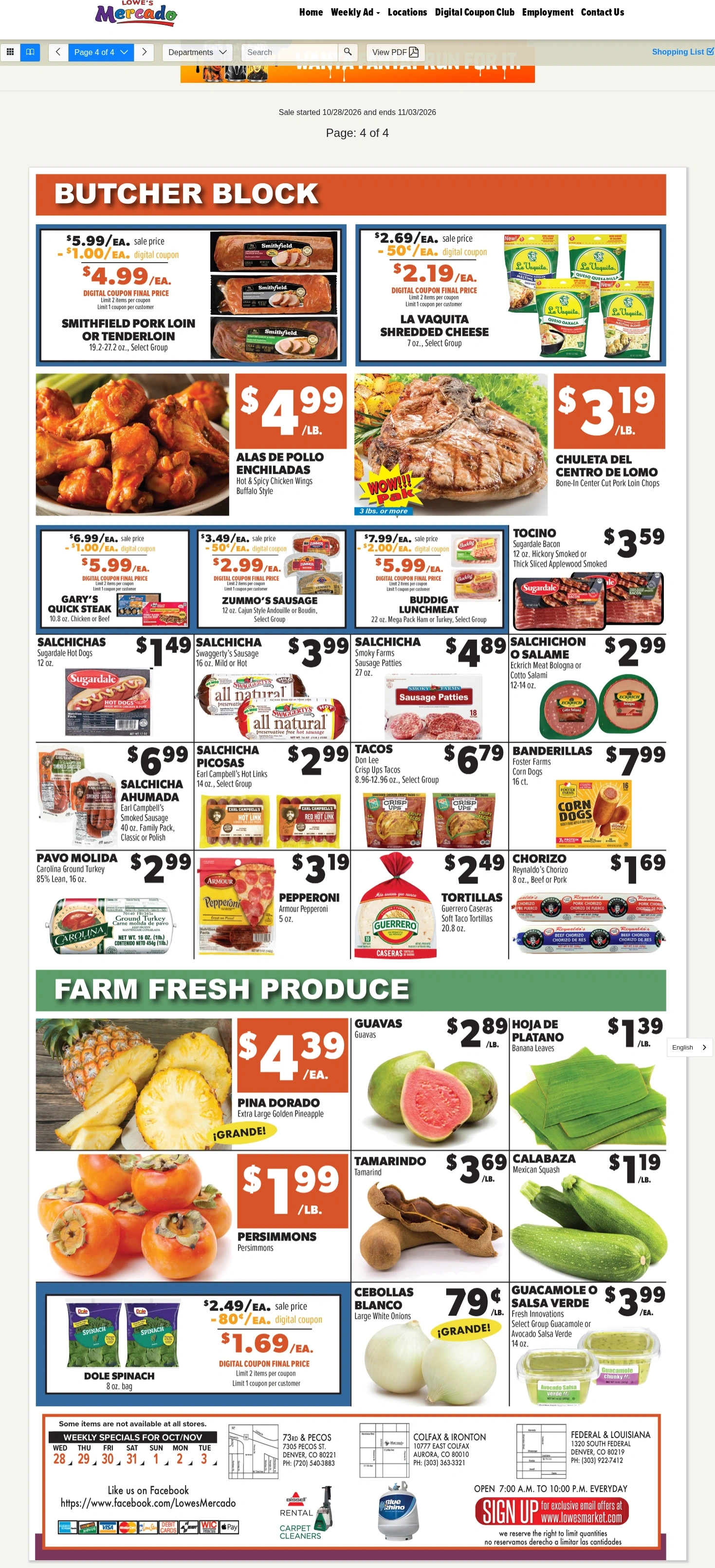 Lowe's Mercado Commerce Weekly Specials - Page 4