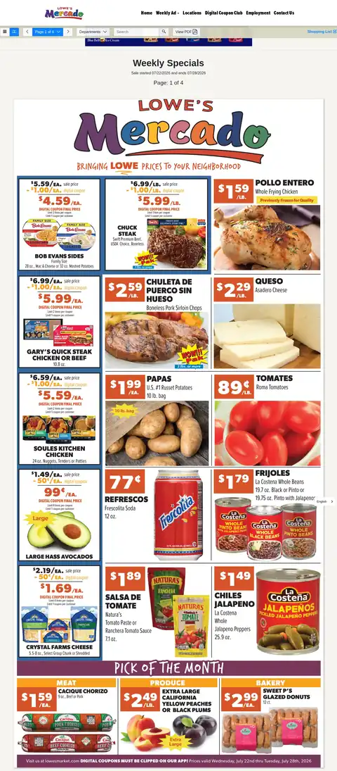 Weekly Specials