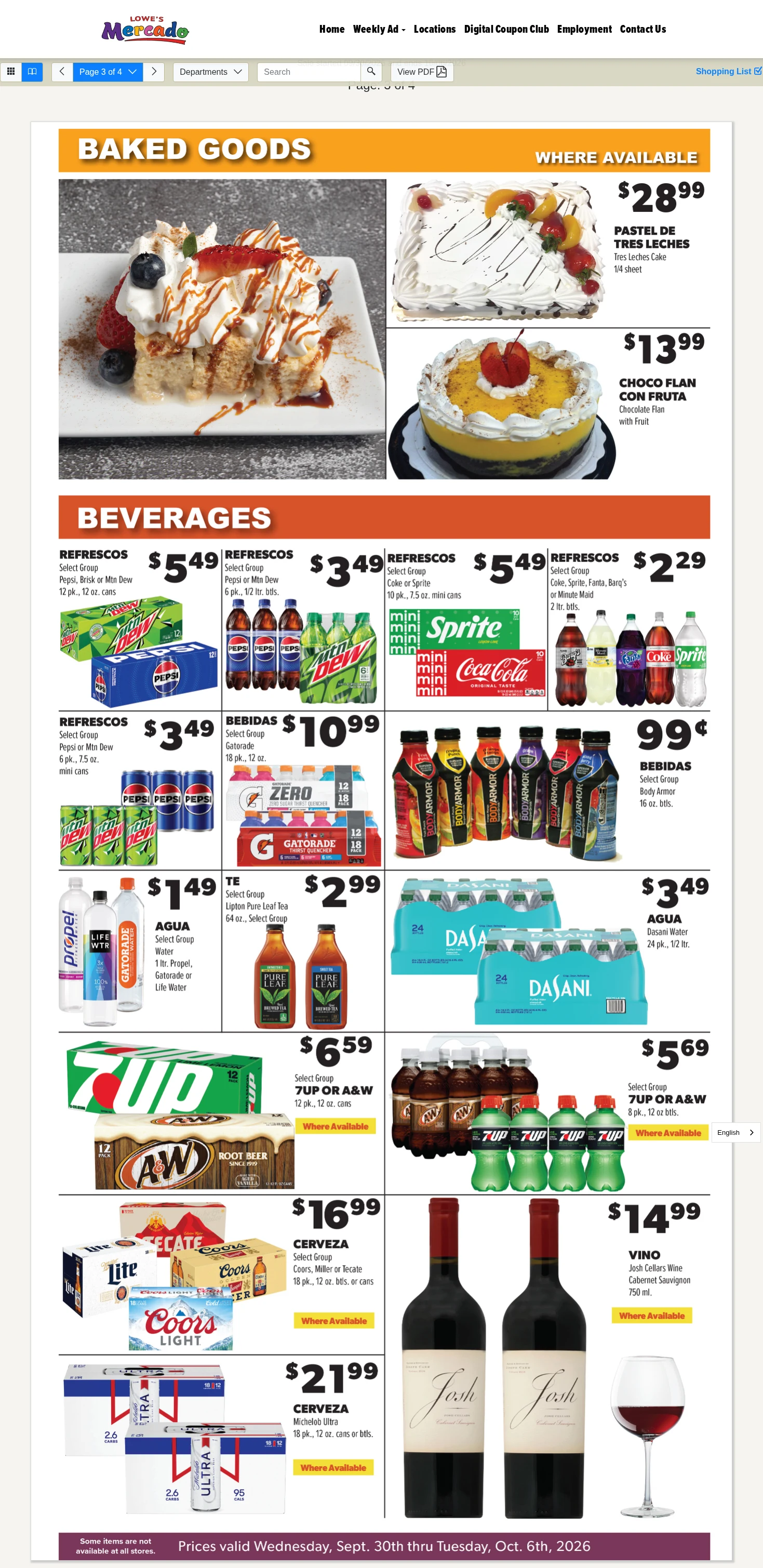 Lowe's Mercado Commerce Weekly Specials - Page 3