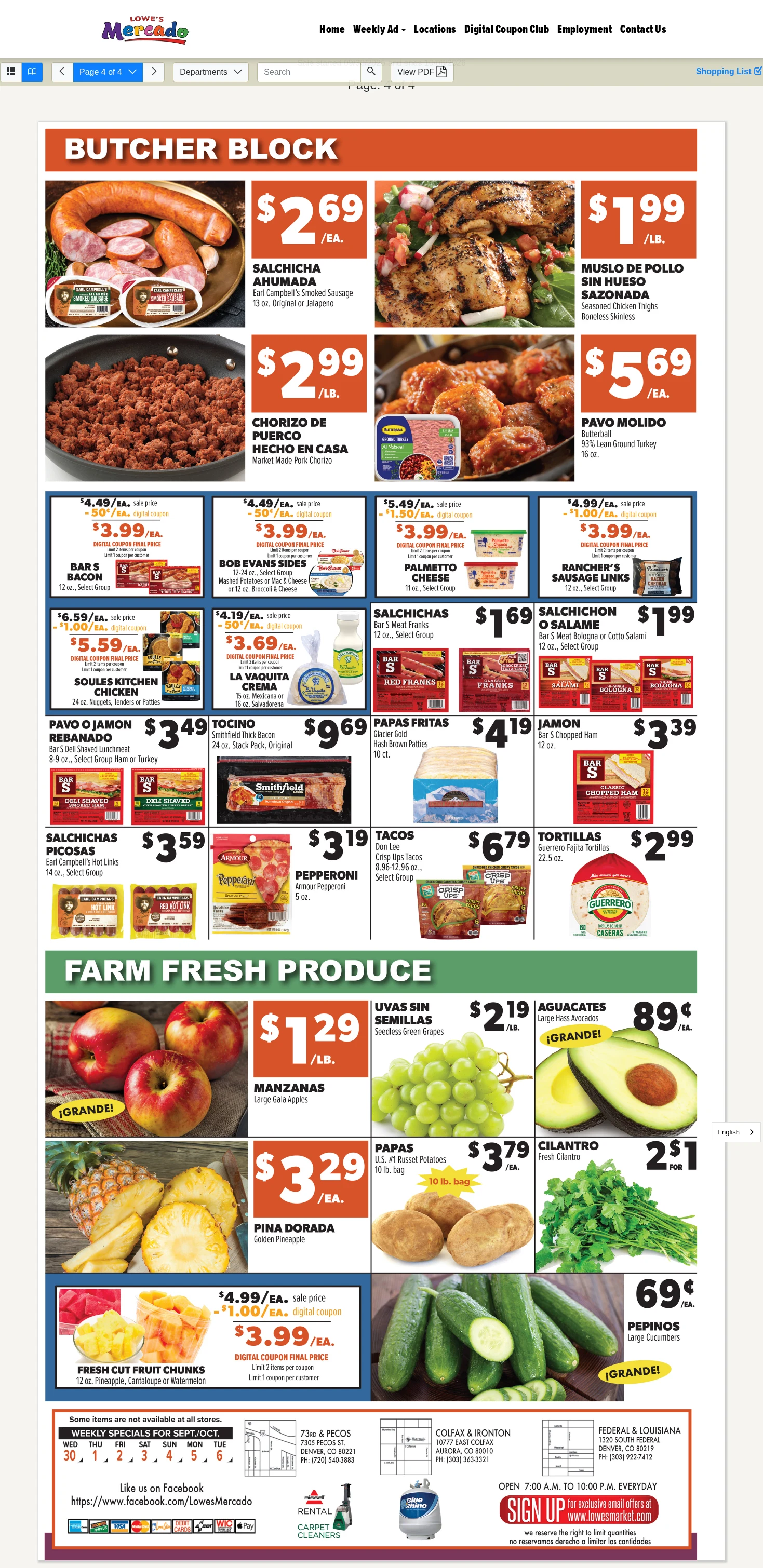 Lowe's Mercado Commerce Weekly Specials - Page 4