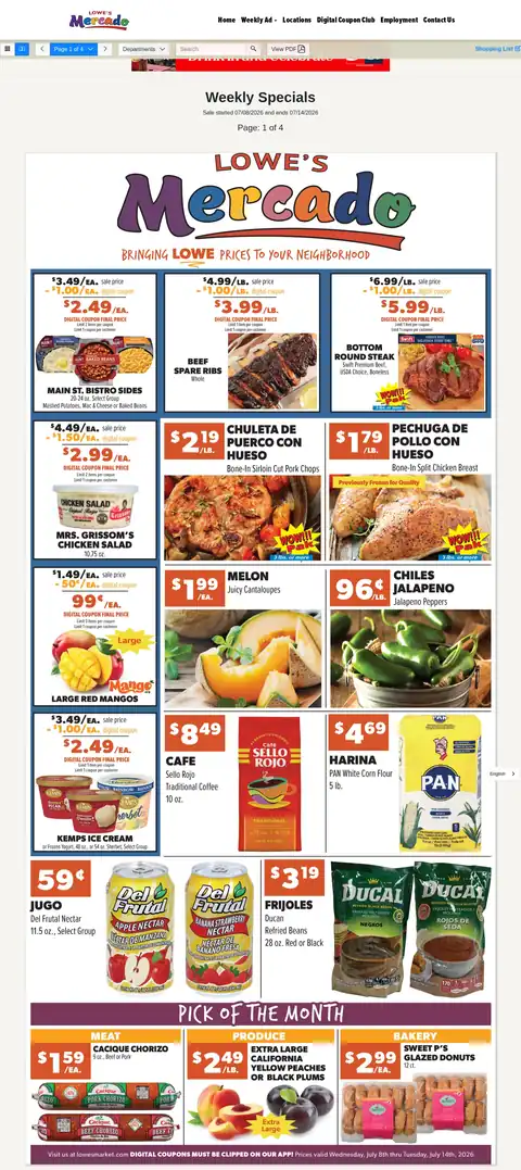 Weekly Specials