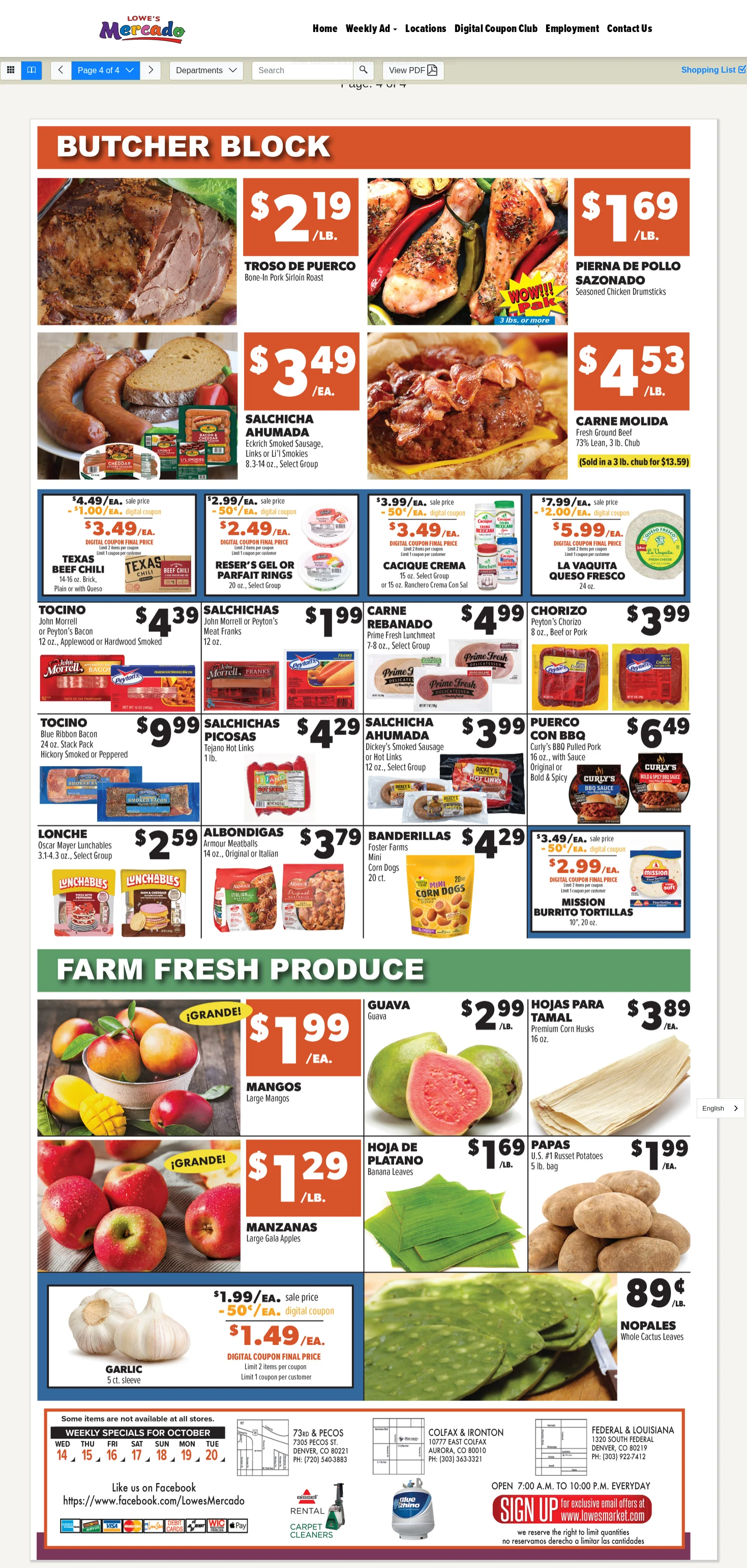 Lowe's Mercado Commerce Weekly Specials - Page 4