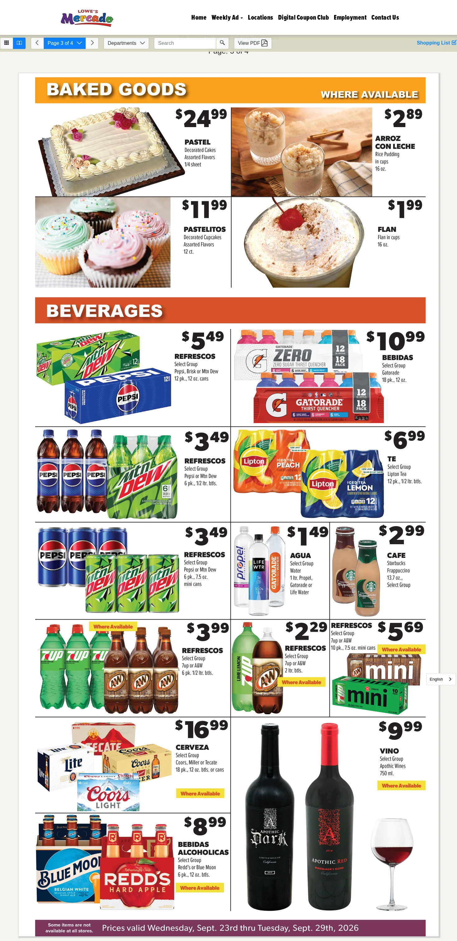 Lowe's Mercado Commerce Weekly Specials - Page 3