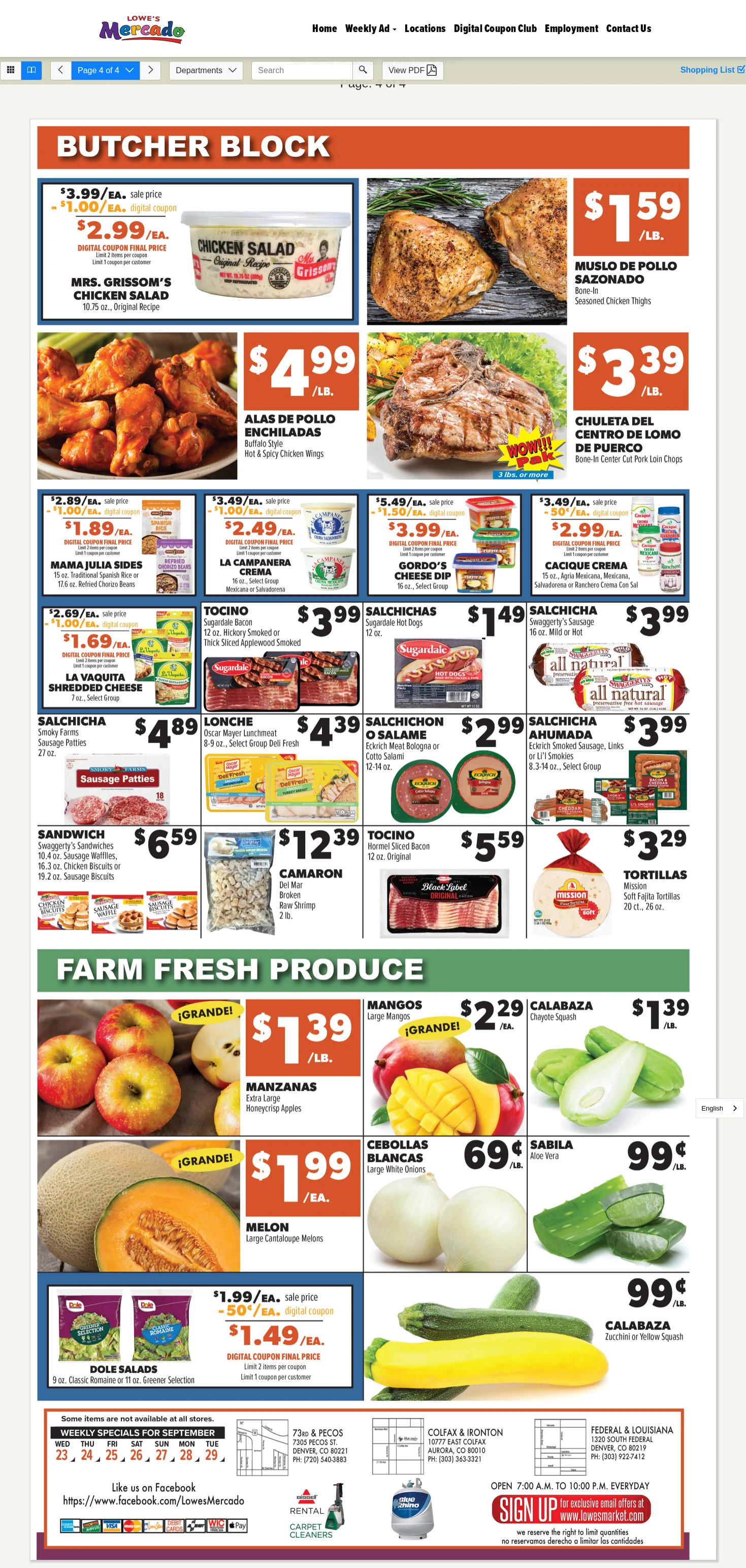 Lowe's Mercado Commerce Weekly Specials - Page 4