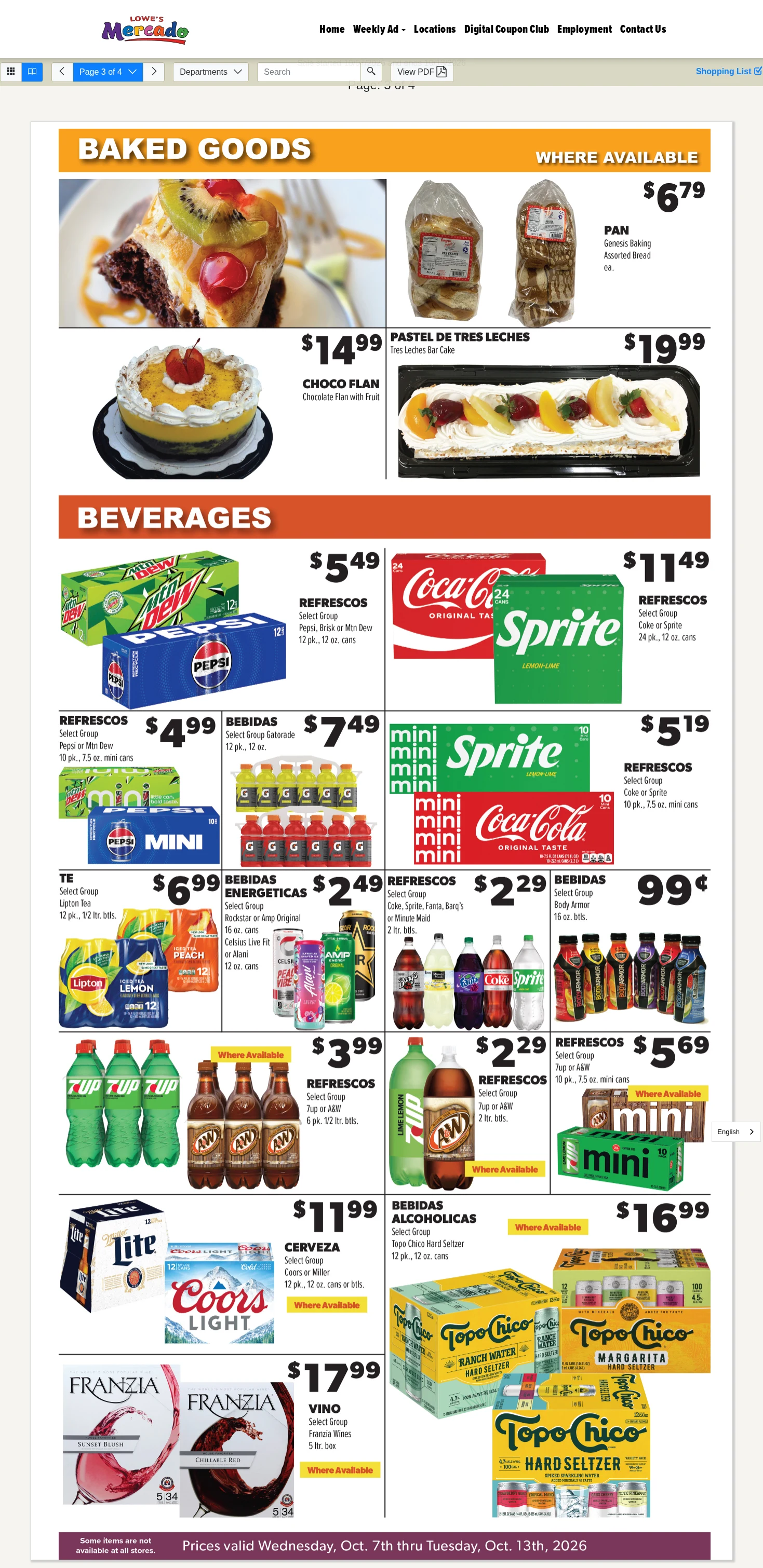 Lowe's Mercado Commerce Weekly Specials - Page 3