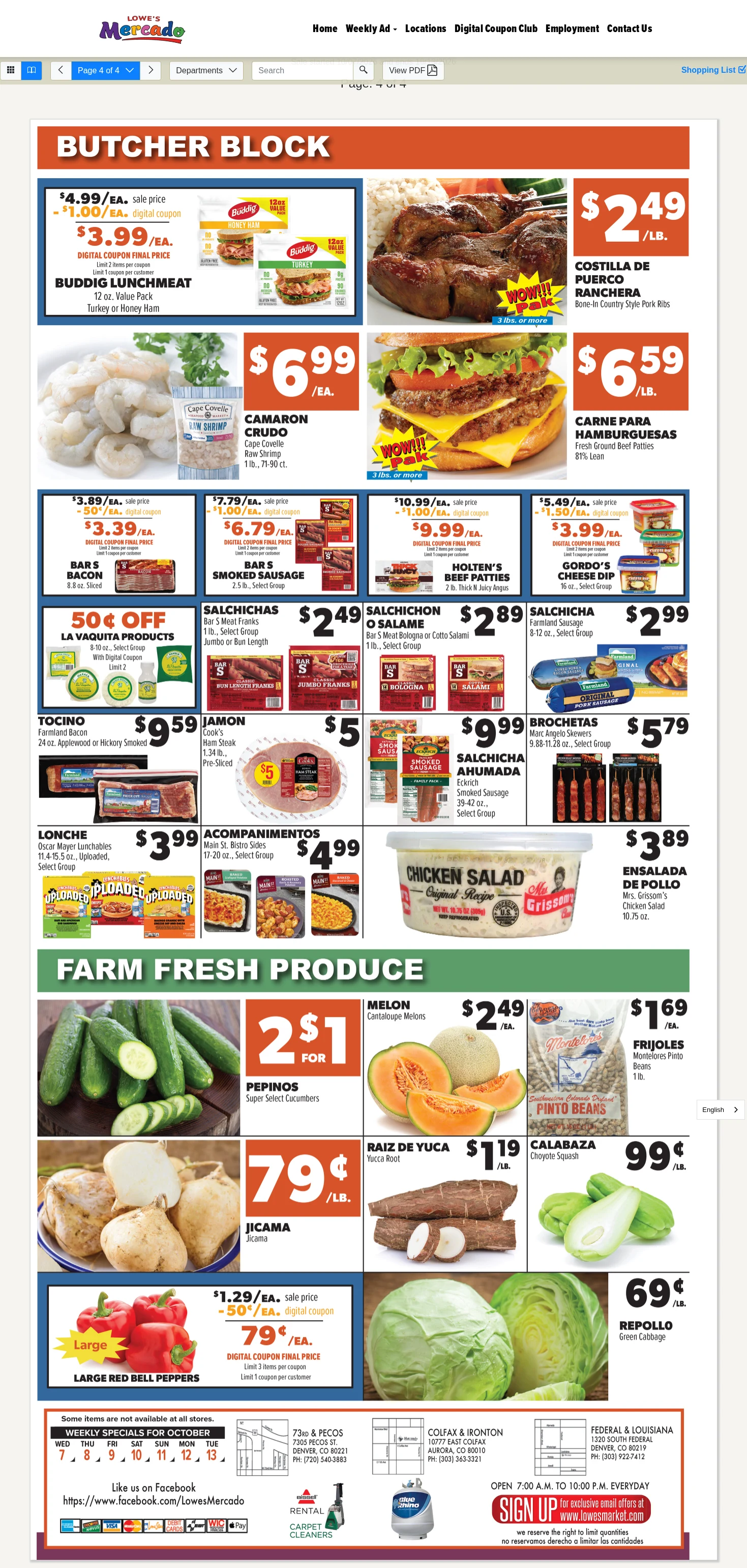Lowe's Mercado Commerce Weekly Specials - Page 4