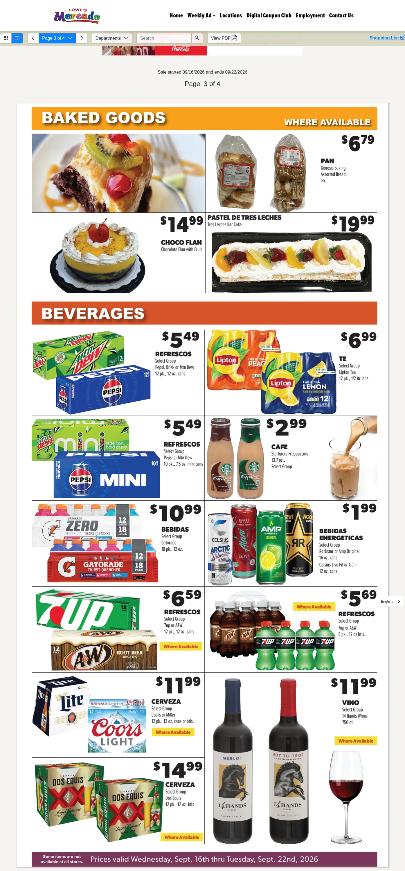 Lowe's Mercado Commerce Weekly Specials - Page 3