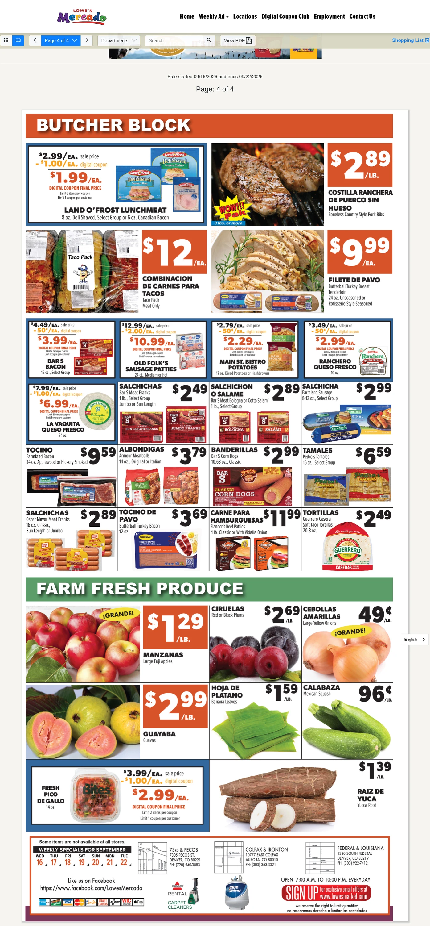 Lowe's Mercado Commerce Weekly Specials - Page 4
