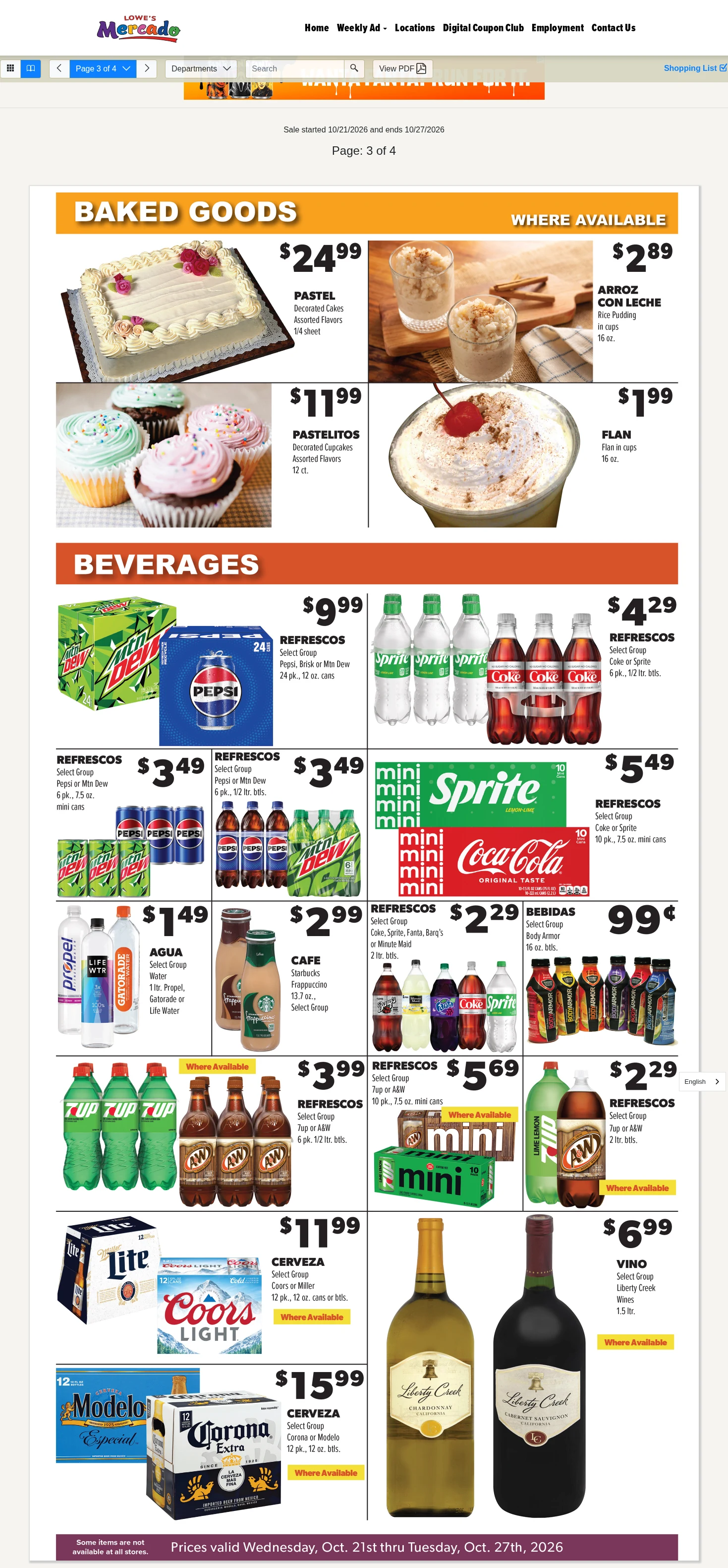 Lowe's Mercado Commerce Weekly Specials - Page 3