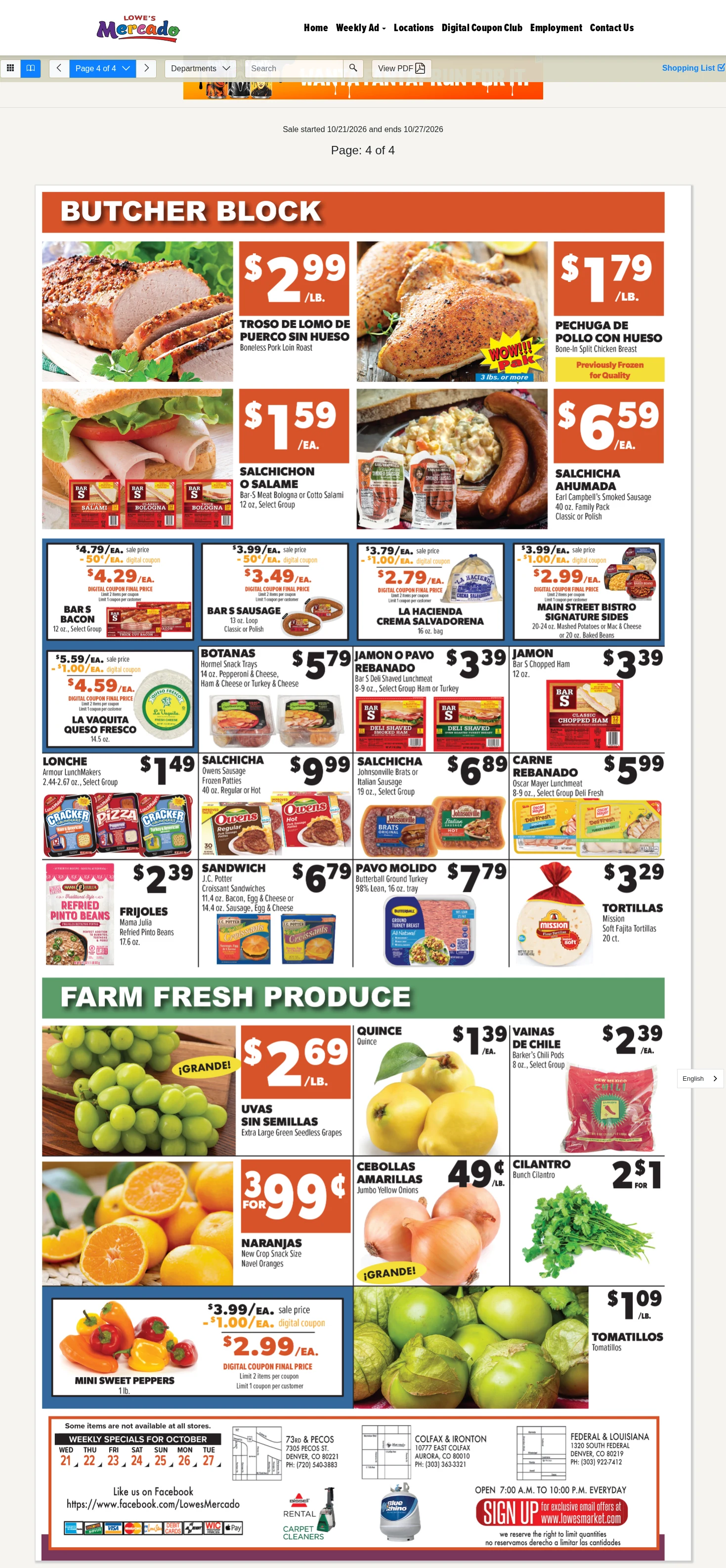 Lowe's Mercado Commerce Weekly Specials - Page 4