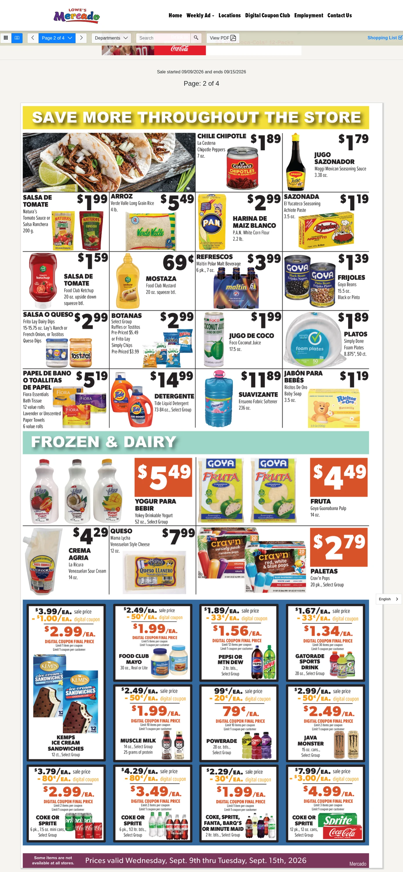 Lowe's Mercado Commerce Weekly Specials - Page 2