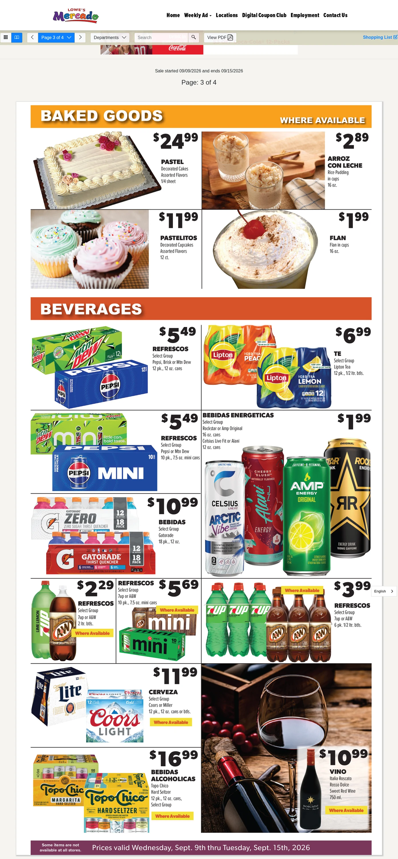 Lowe's Mercado Commerce Weekly Specials - Page 3