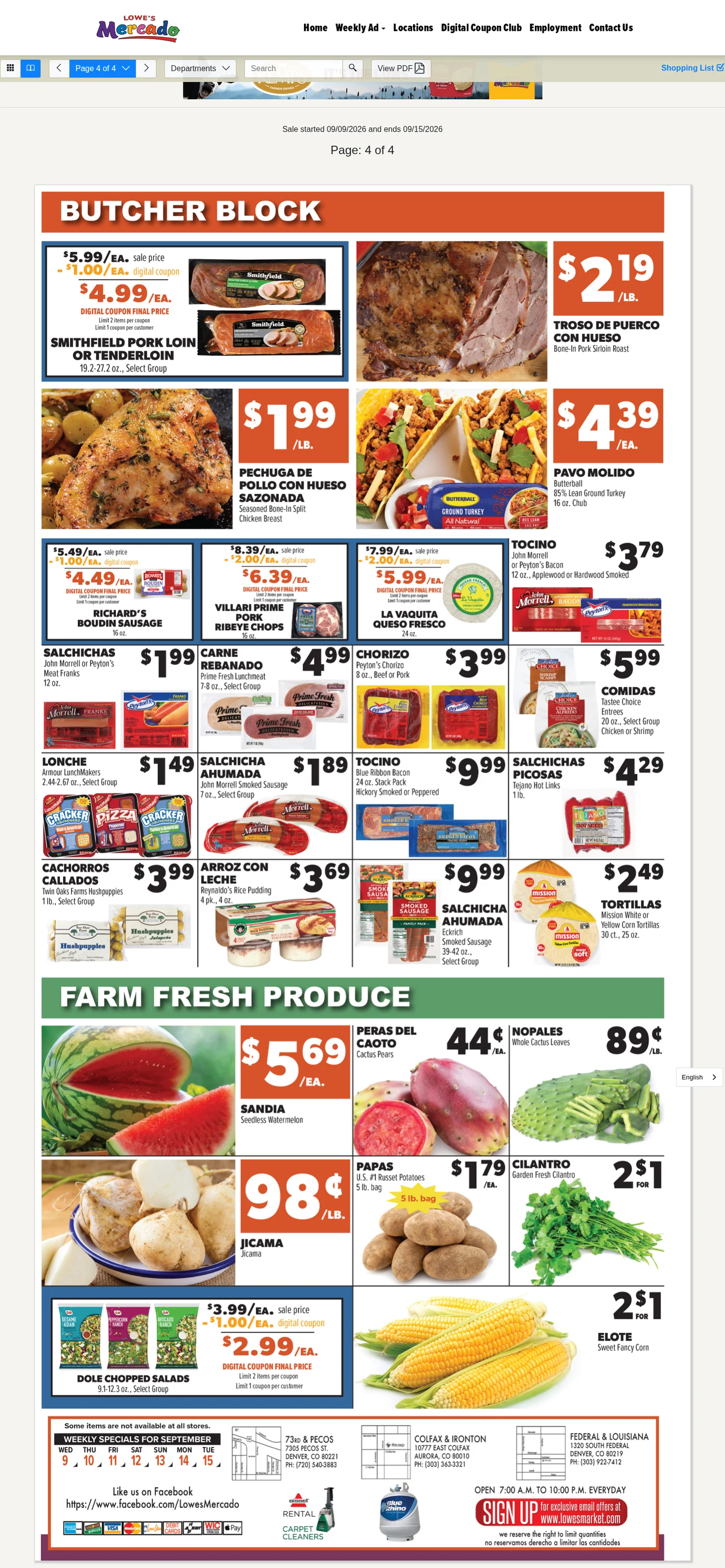 Lowe's Mercado Commerce Weekly Specials - Page 4
