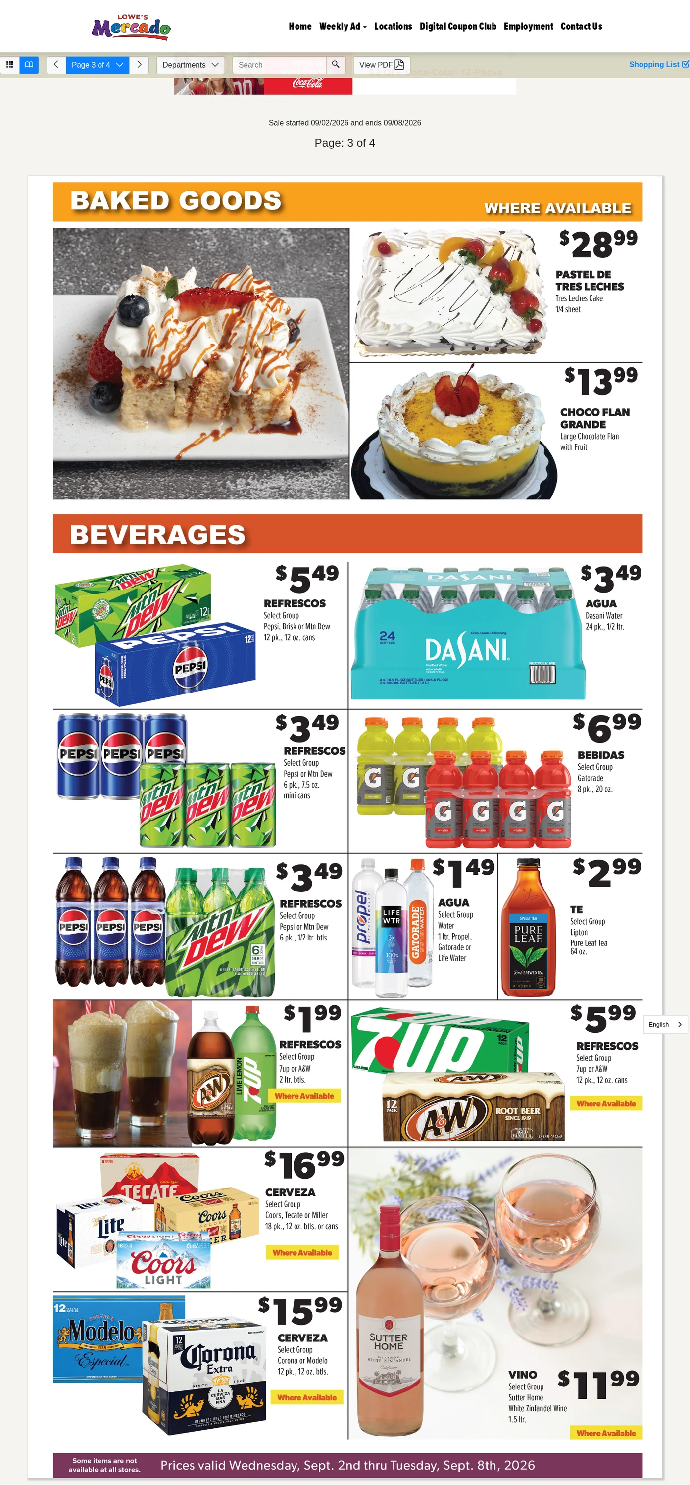 Lowe's Mercado Commerce Weekly Specials - Page 3
