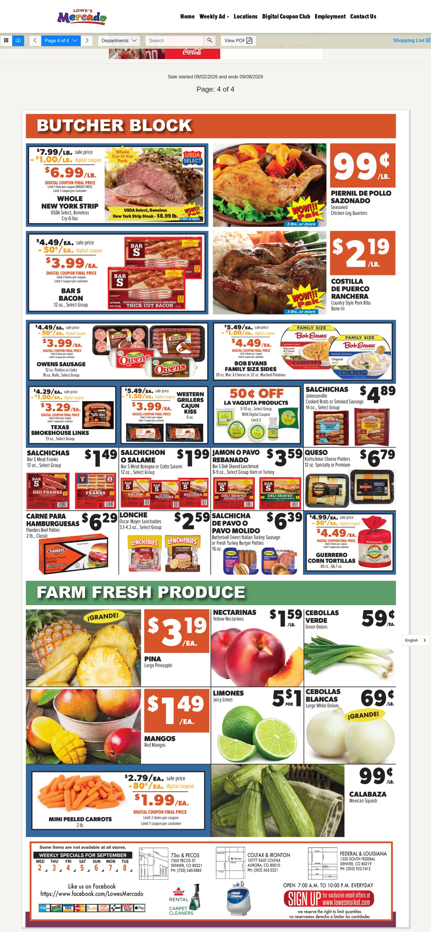 Lowe's Mercado Commerce Weekly Specials - Page 4