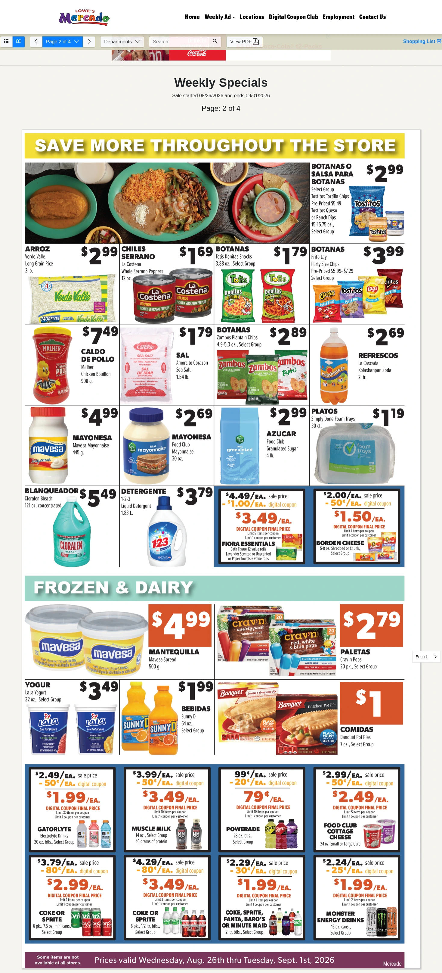 Lowe's Mercado Commerce Weekly Specials - Page 2