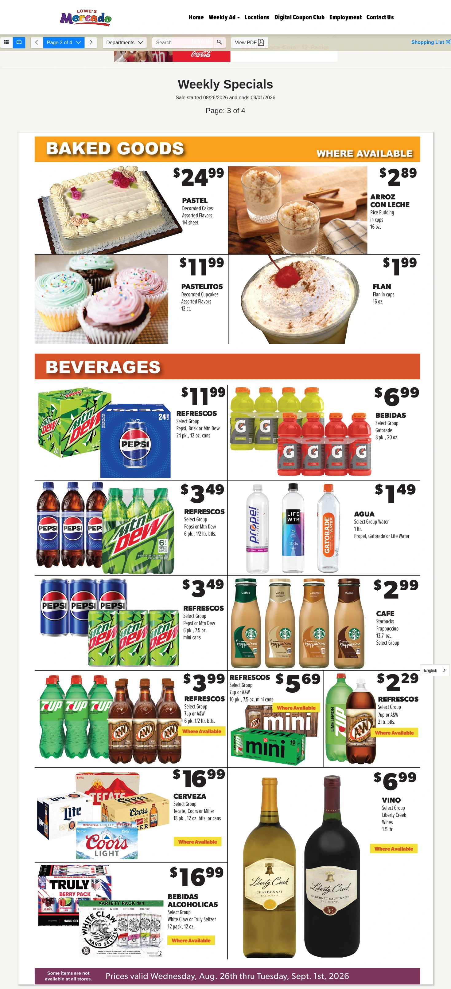 Lowe's Mercado Commerce Weekly Specials - Page 3