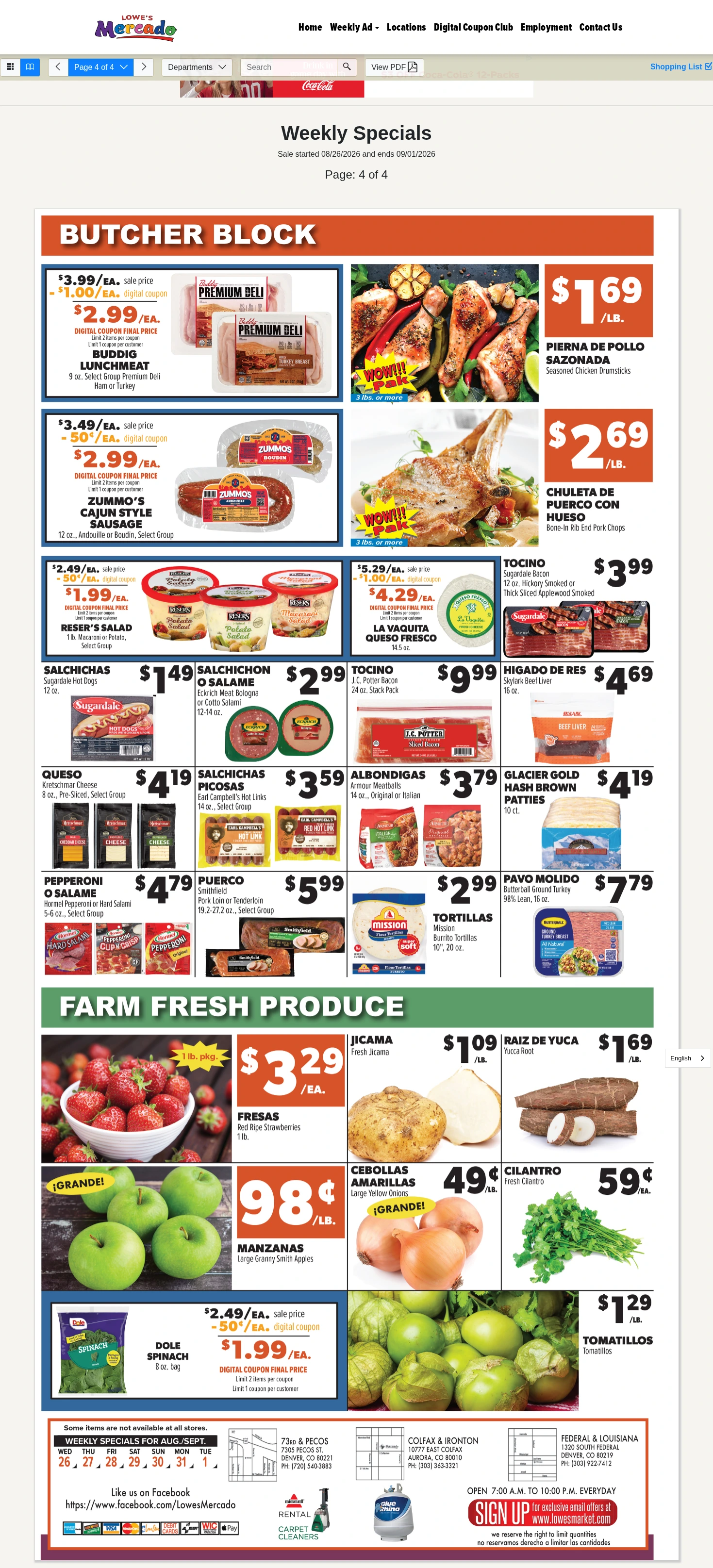 Lowe's Mercado Commerce Weekly Specials - Page 4
