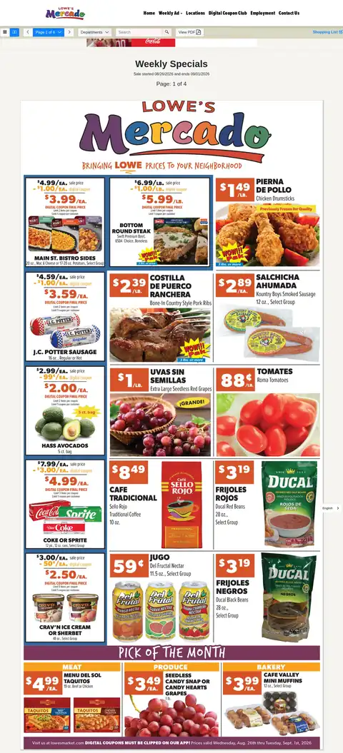 Weekly Specials