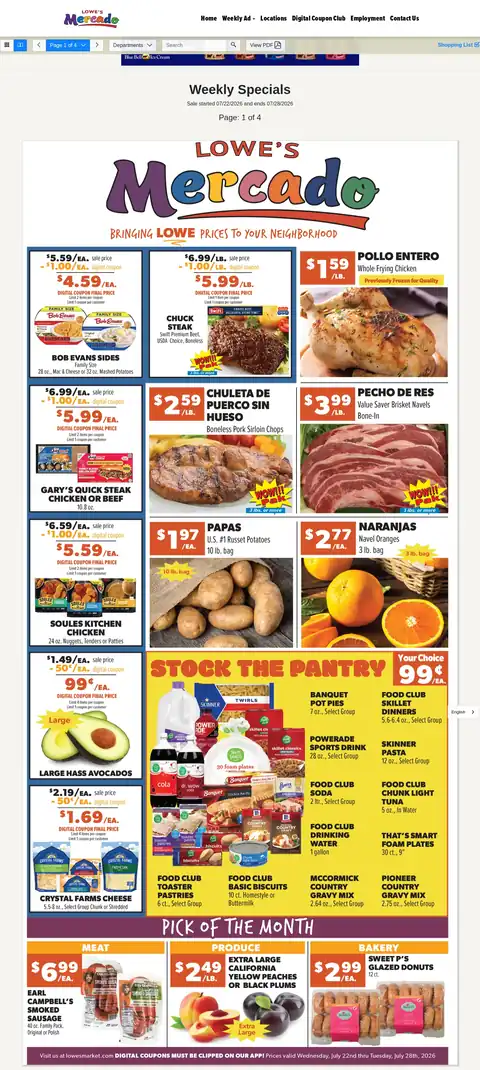 Weekly Specials