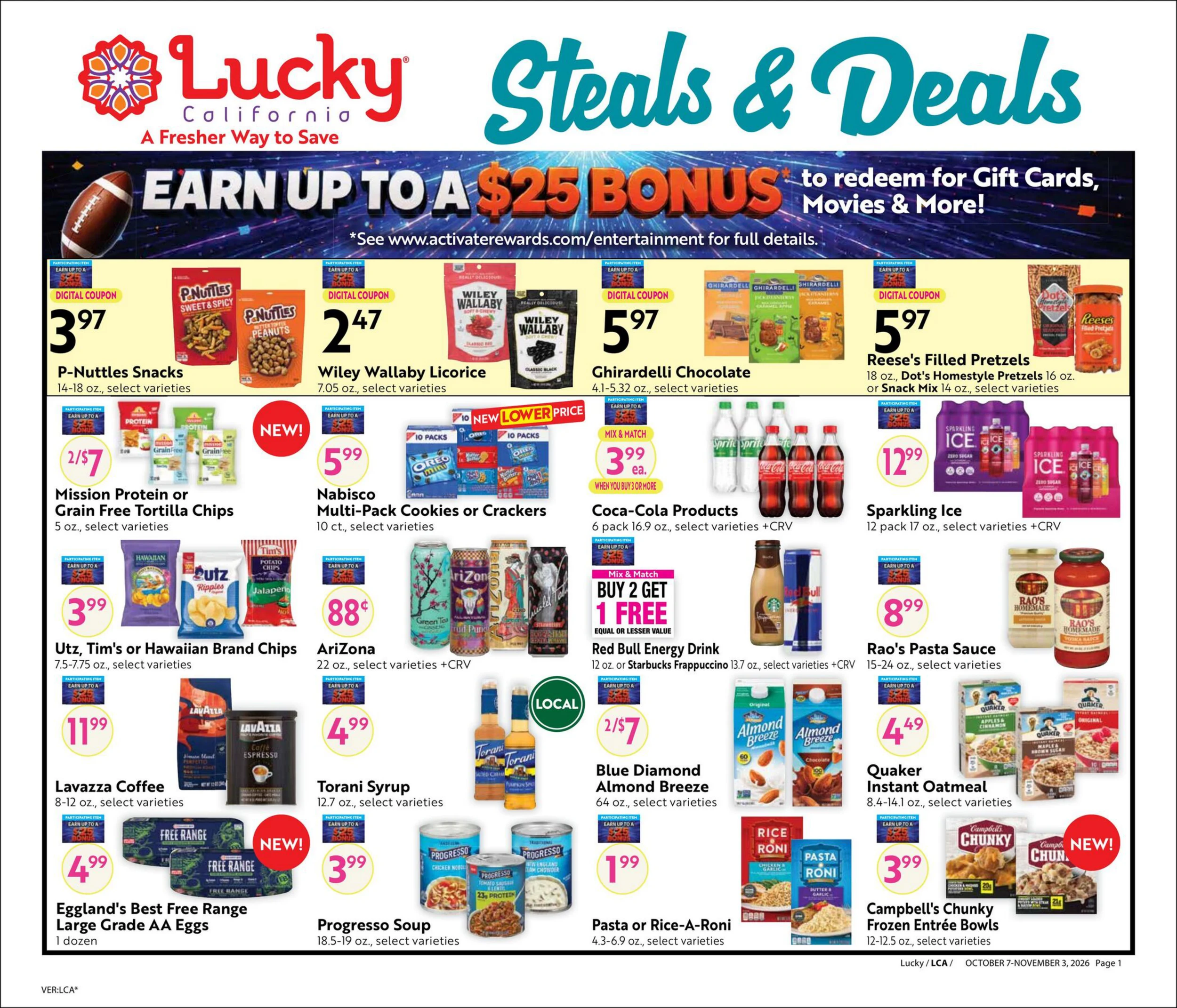 Lucky California Online Savings Guide - Page 1