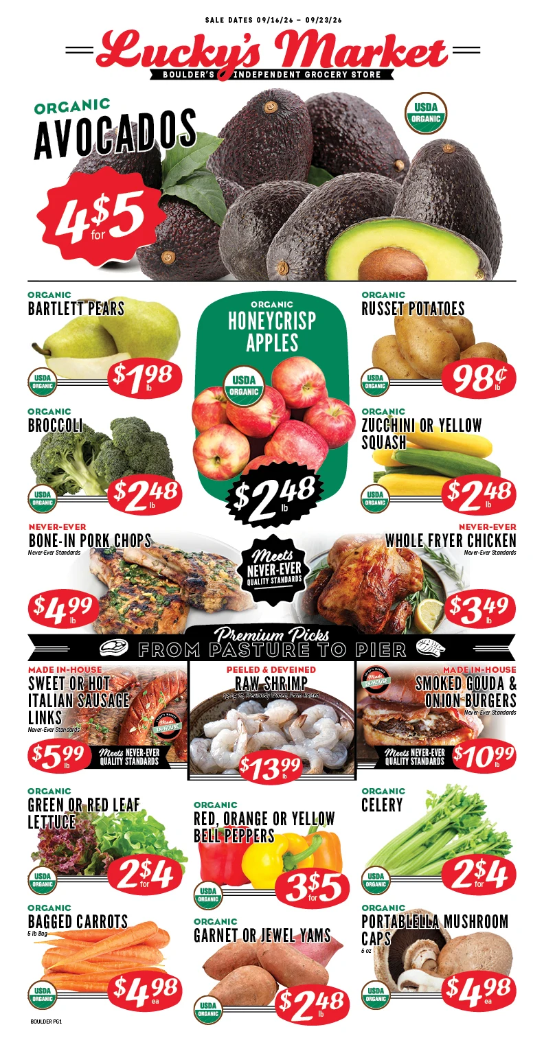 Lucky's Market Lucky's Market Sales Flyer - Page 1