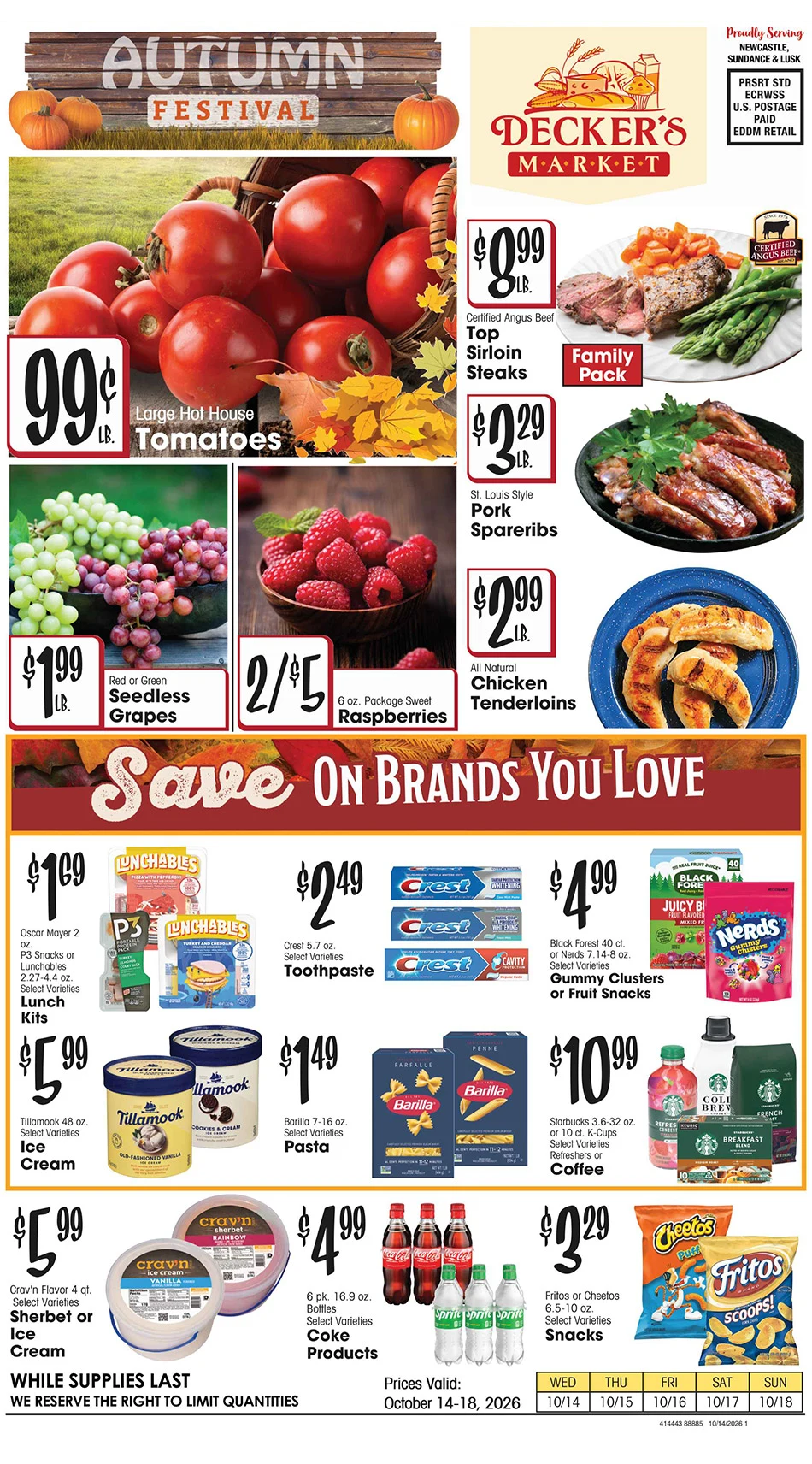 Lusk Decker's Market Weekly Specials - Page 1