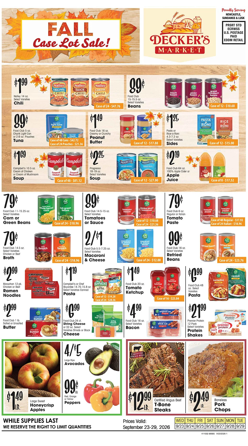 Lusk Decker's Market Weekly Specials - Page 1
