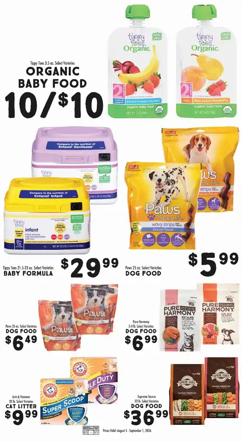 August Pet - Baby Flyer 8/05/2026