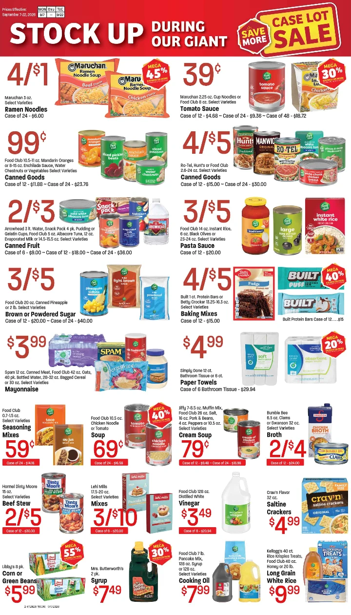 Maceys Maceys Fall Case Lot Ad Sept 7-22, 2026 - Page 2