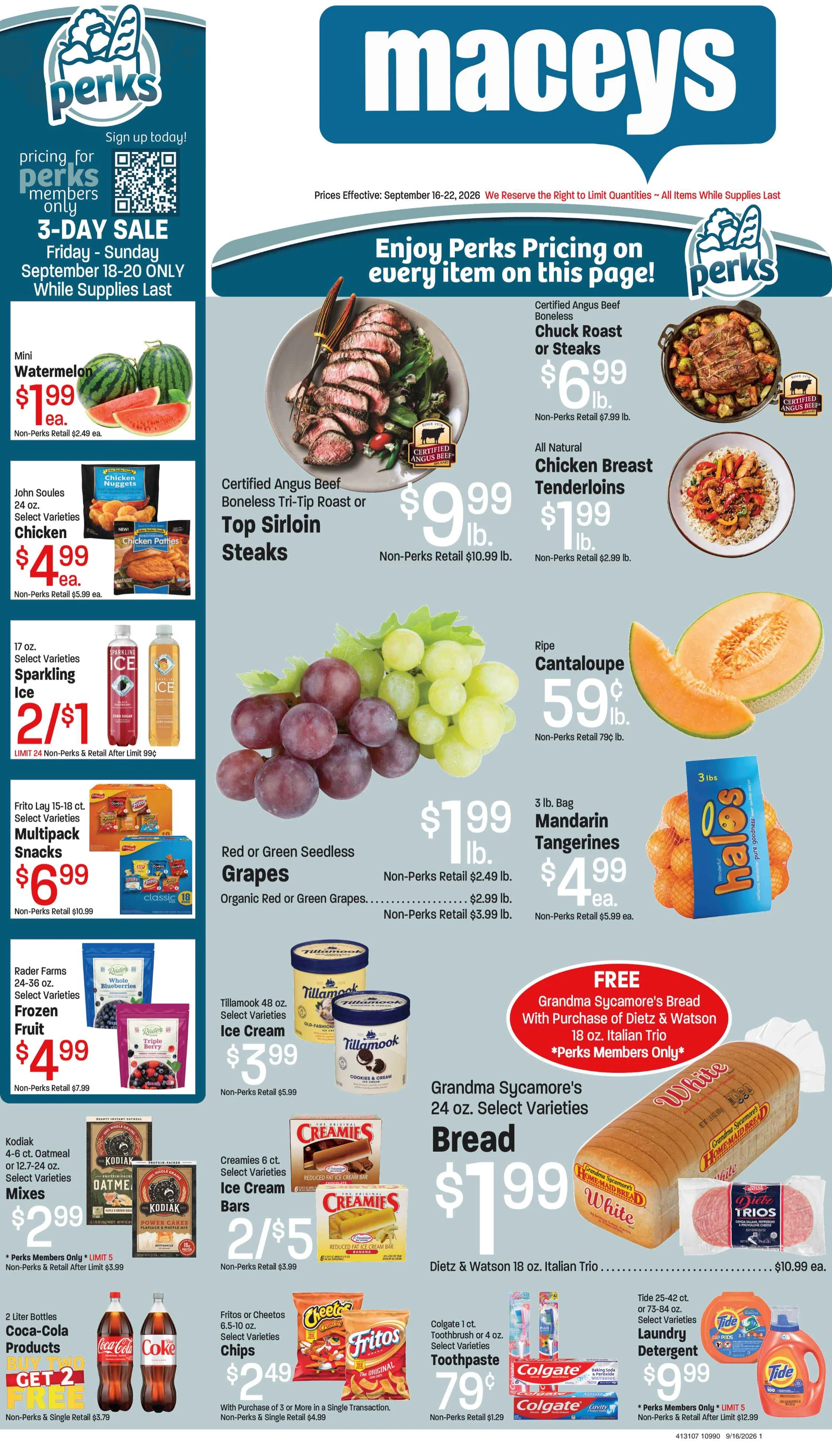 Maceys Maceys Weekly Ad September 16-22, 2026 - Page 1