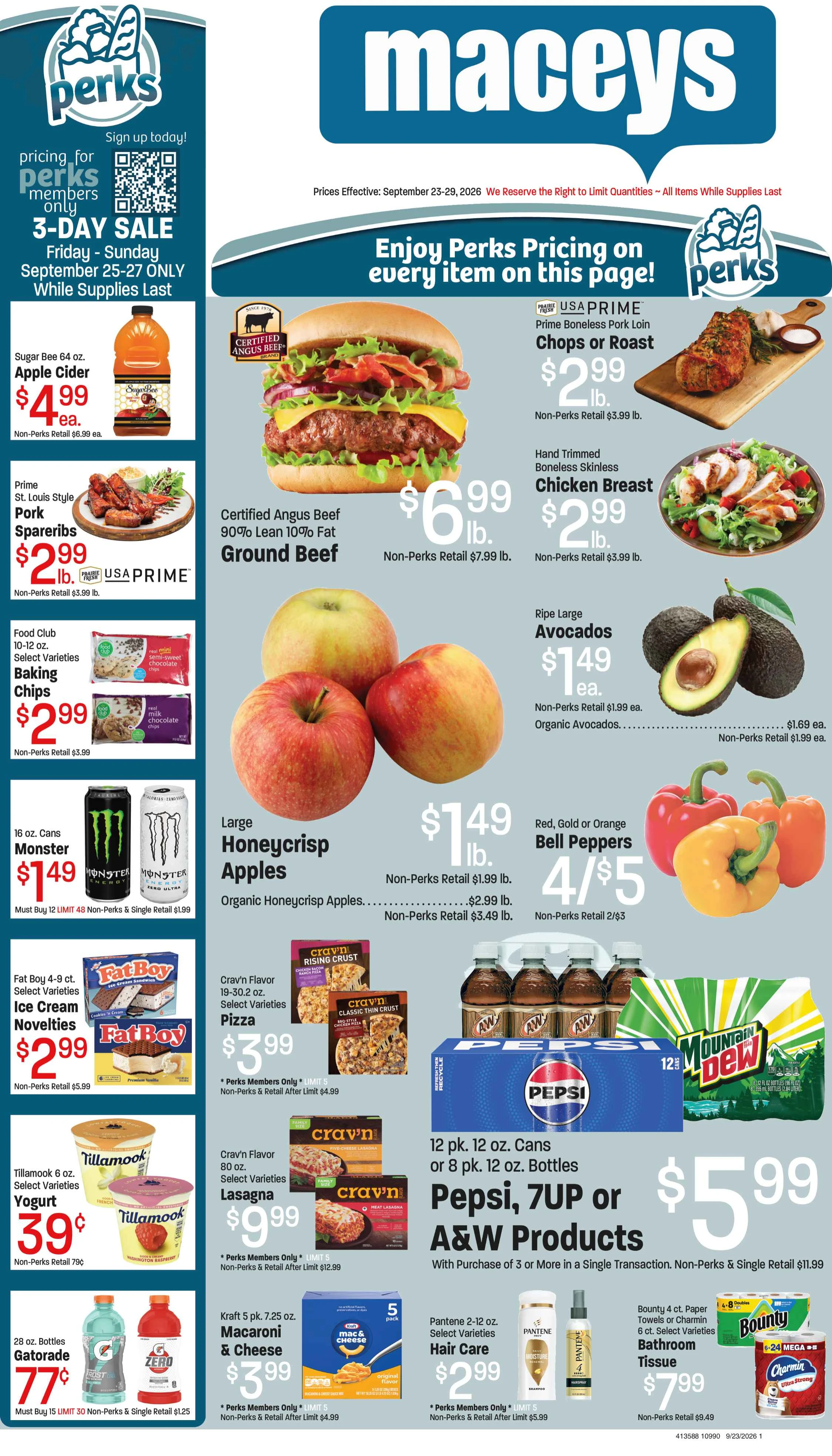 Maceys Maceys Weekly Ad September 23-29, 2026 - Page 1