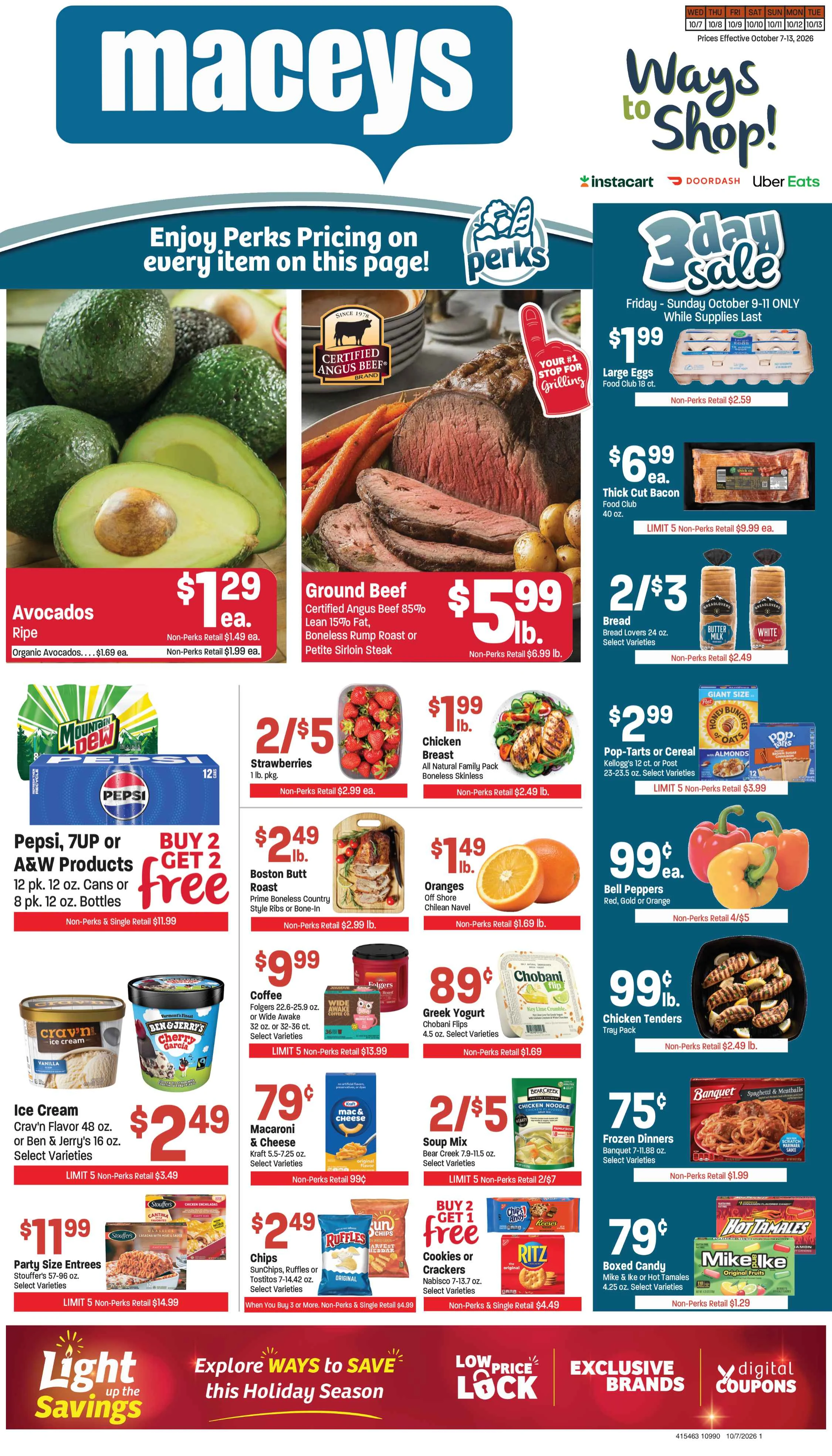 Maceys Maceys Weekly Ad Oct 7-13, 2026 - Page 1