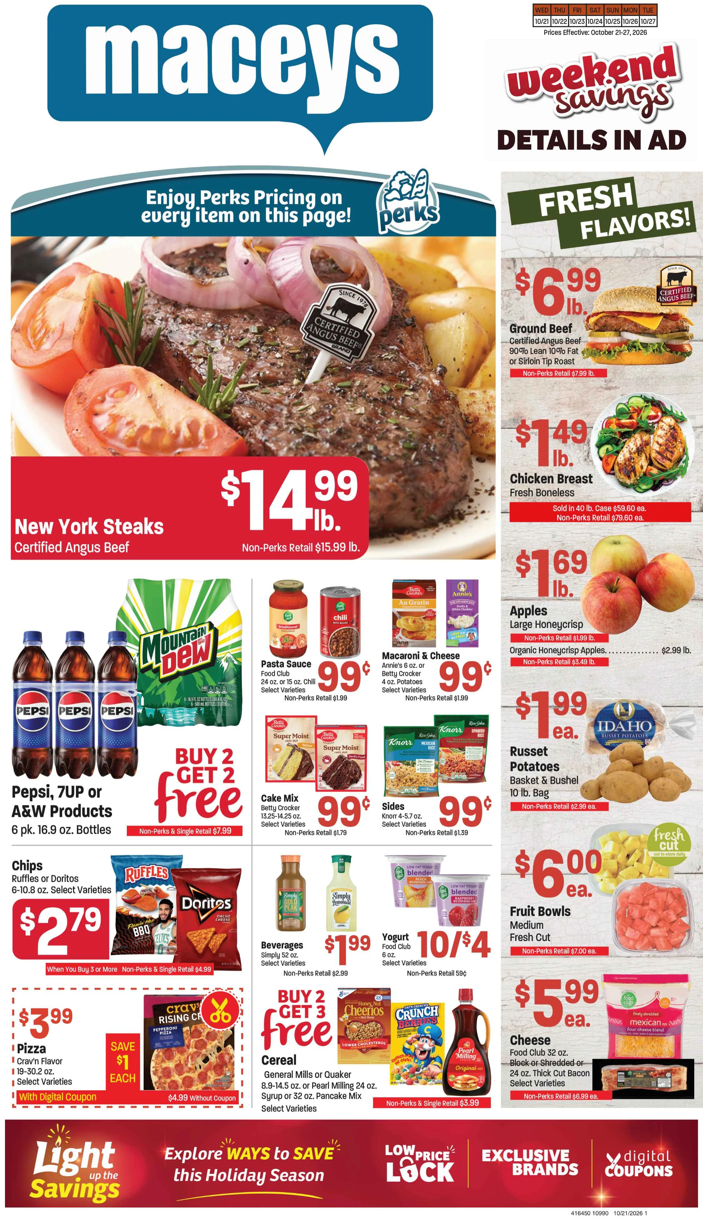 Maceys Maceys Weekly Ad October 21-27, 2026 - Page 1
