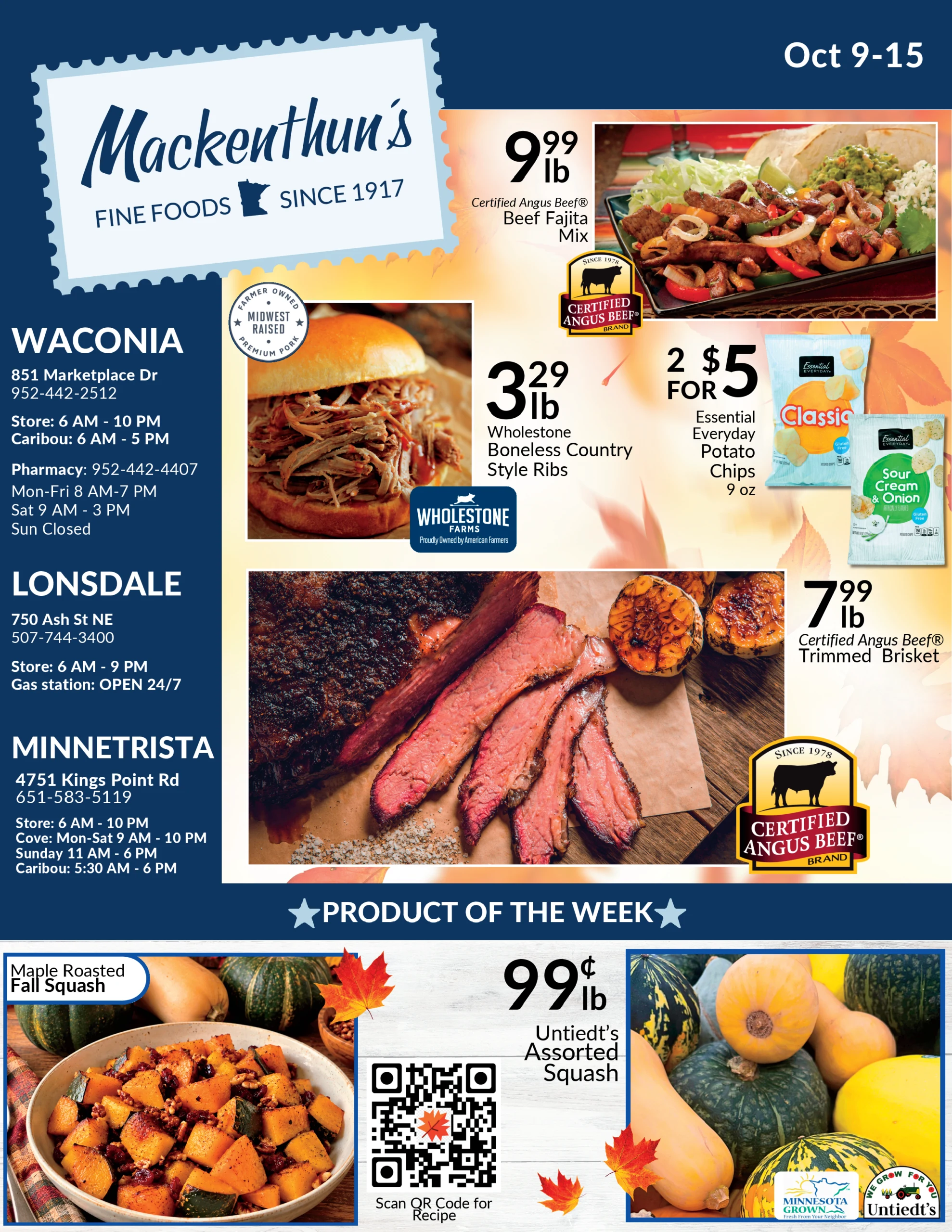 Mackenthun's Fine Foods Mackenthun's Fine Foods Weekly Ad - Page 1