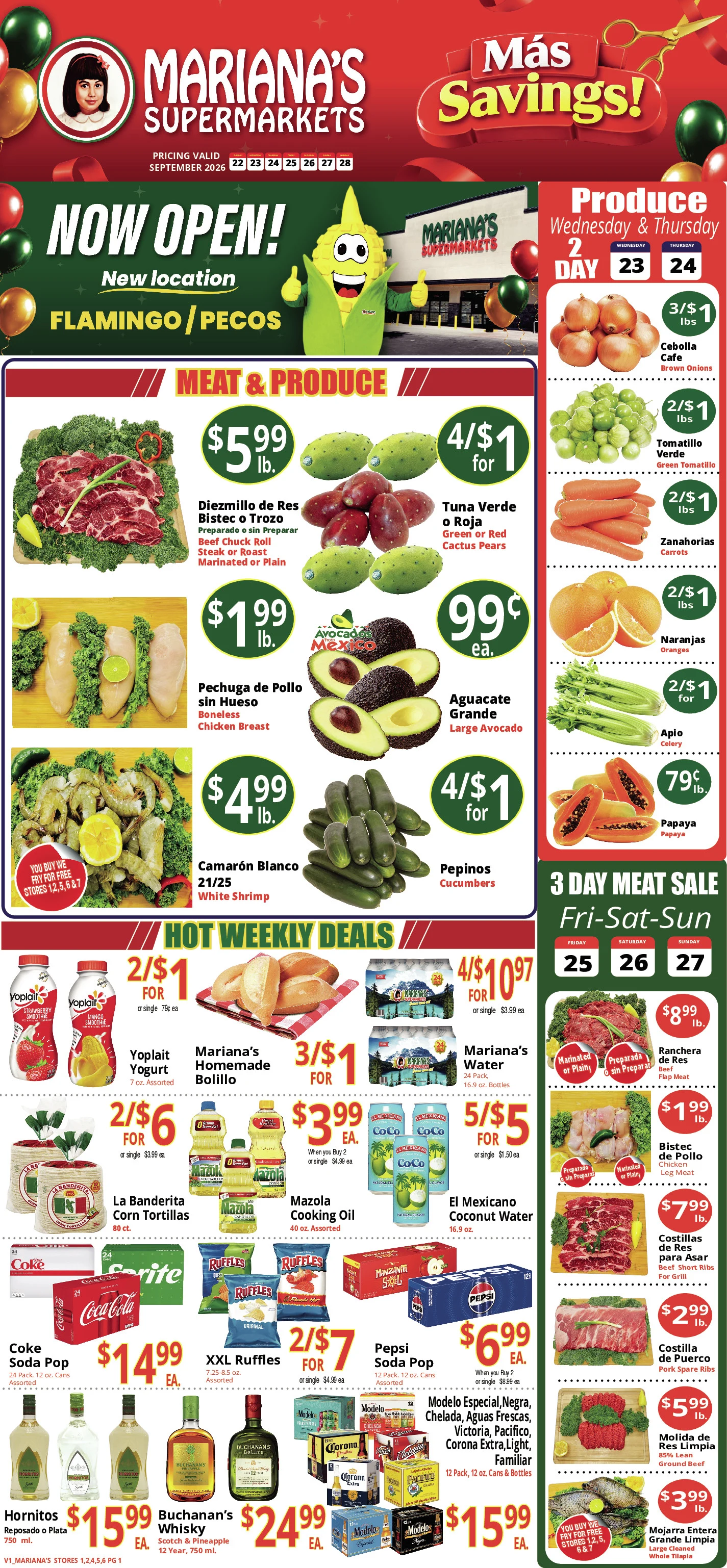 Marianas Weekly Specials | Previous Next - Page 1