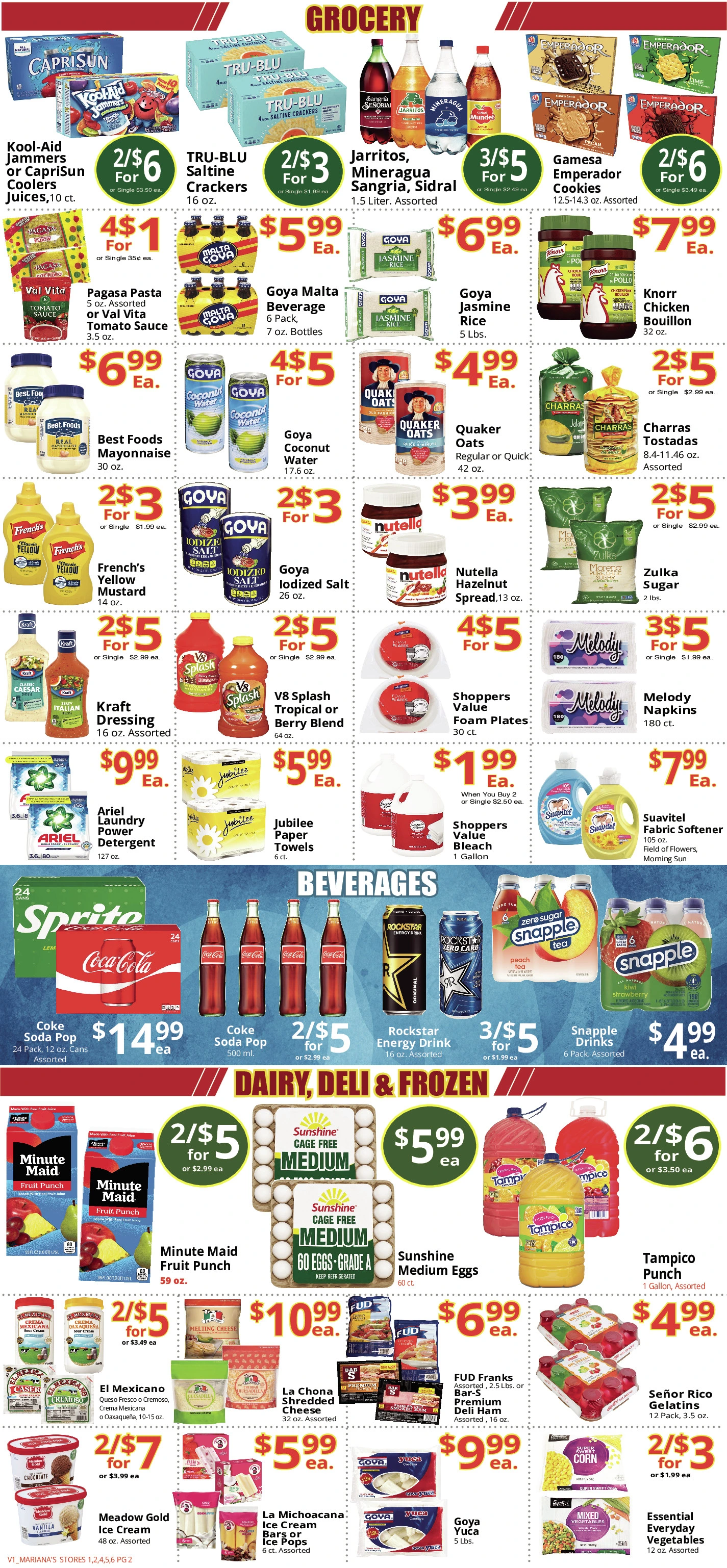 Marianas Weekly Specials | Previous Next - Page 2