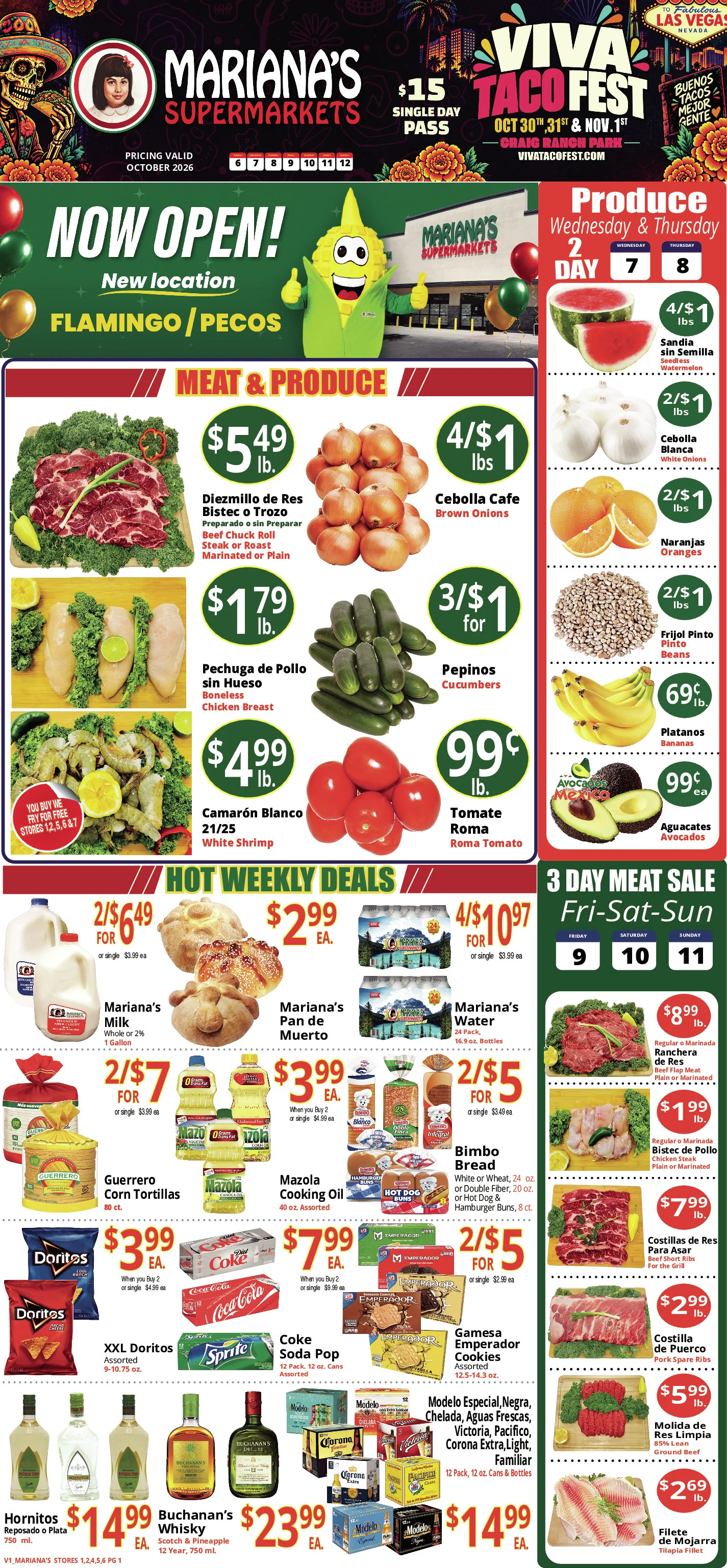 Marianas Weekly Specials | Previous Next - Page 1