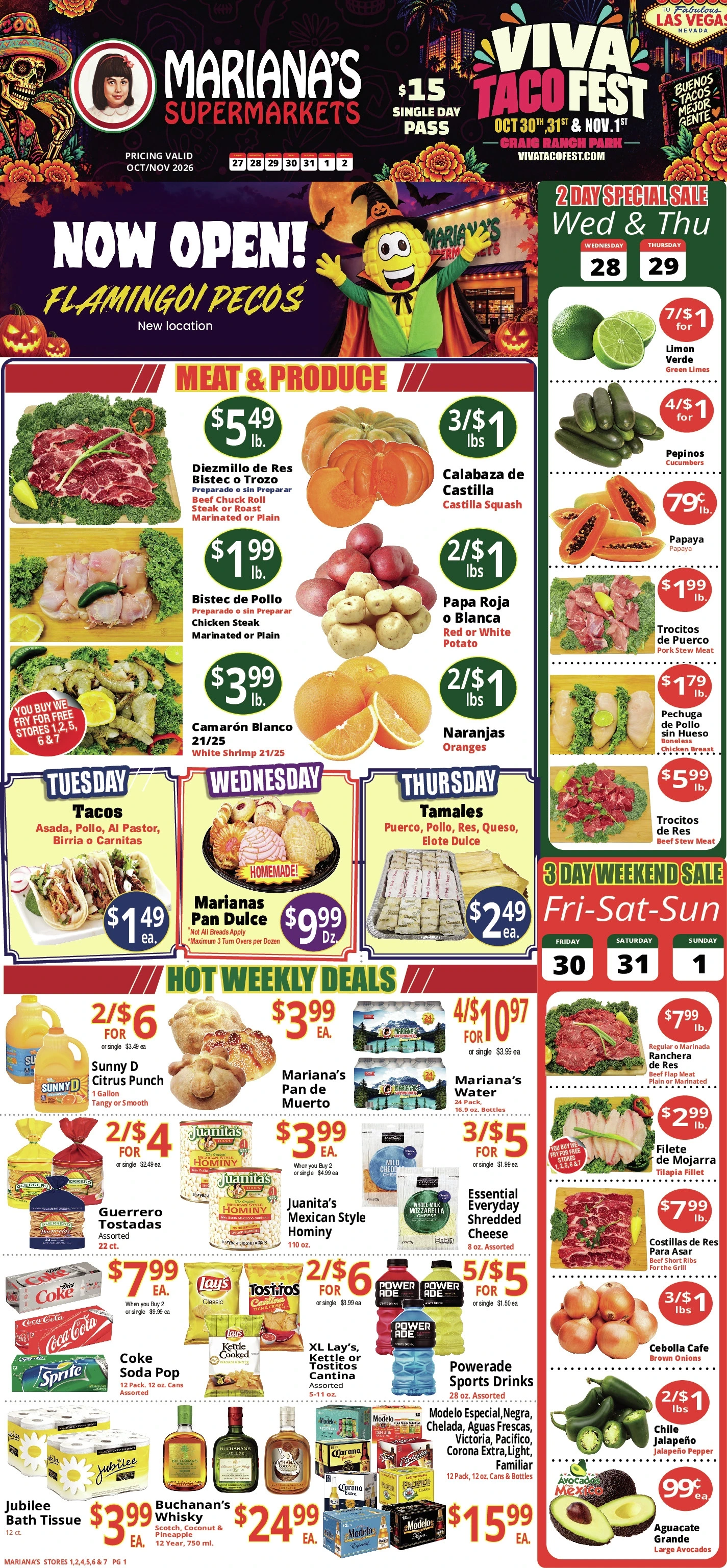 Marianas Weekly Specials | Previous Next - Page 1