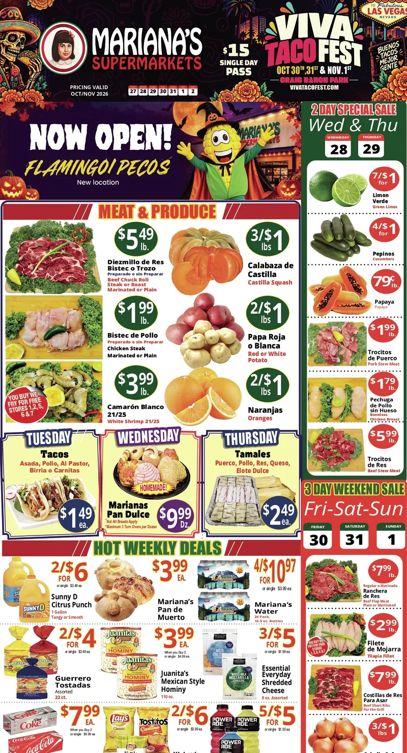 Weekly Specials | Previous Next