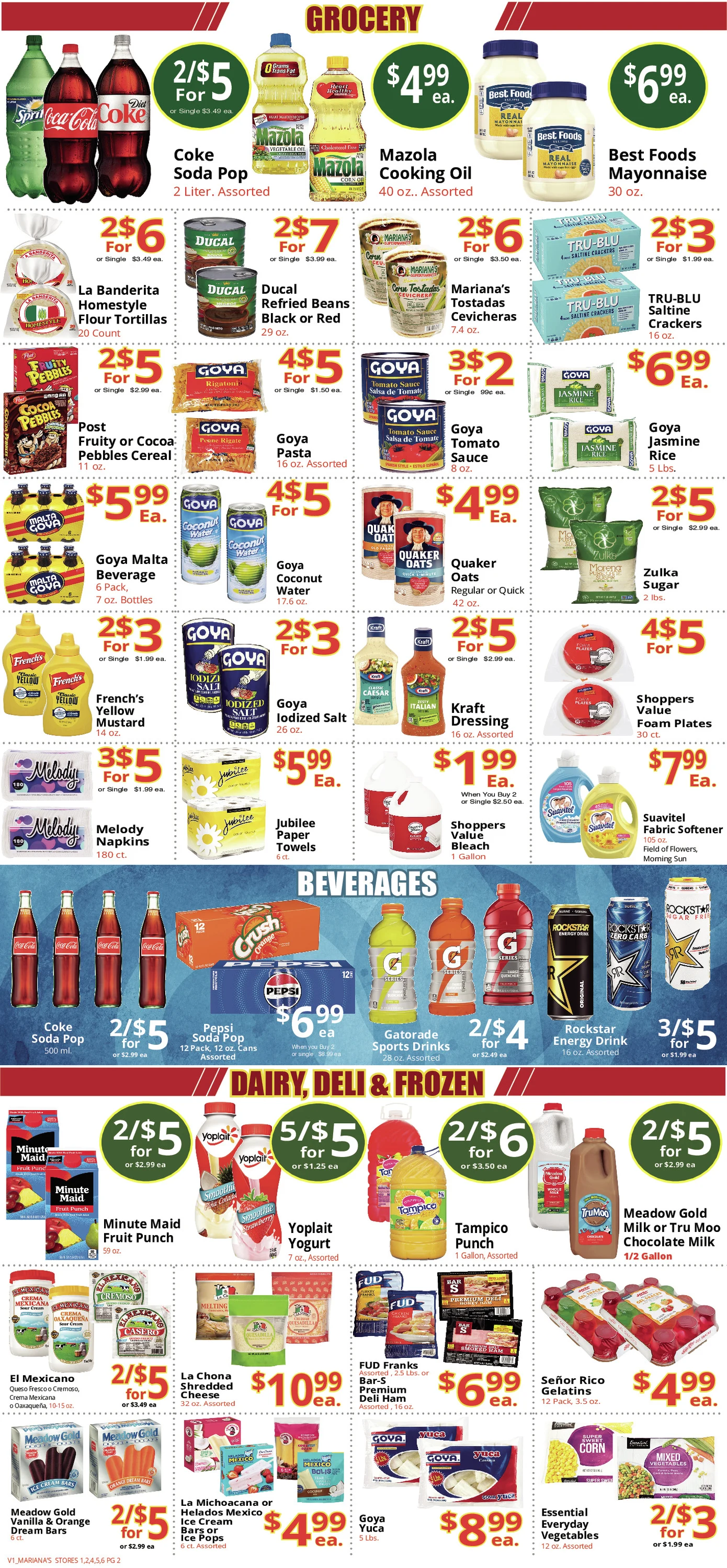 Marianas Weekly Specials | Previous Next - Page 2