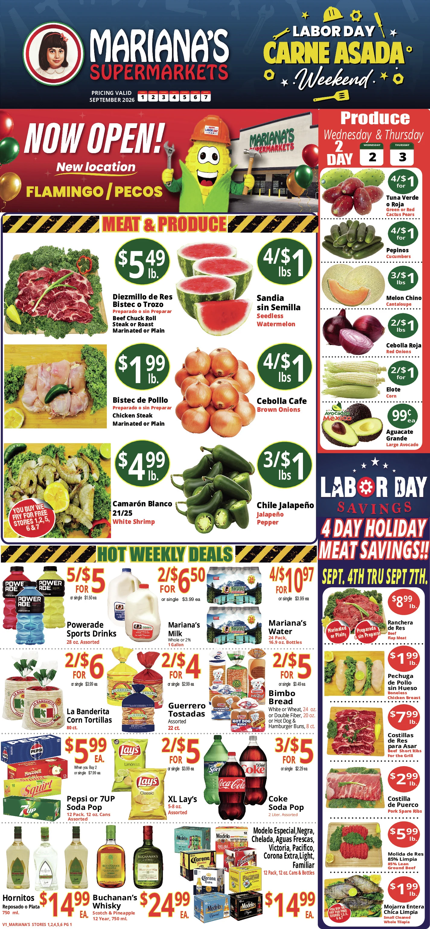 Marianas Weekly Specials | Previous Next - Page 1