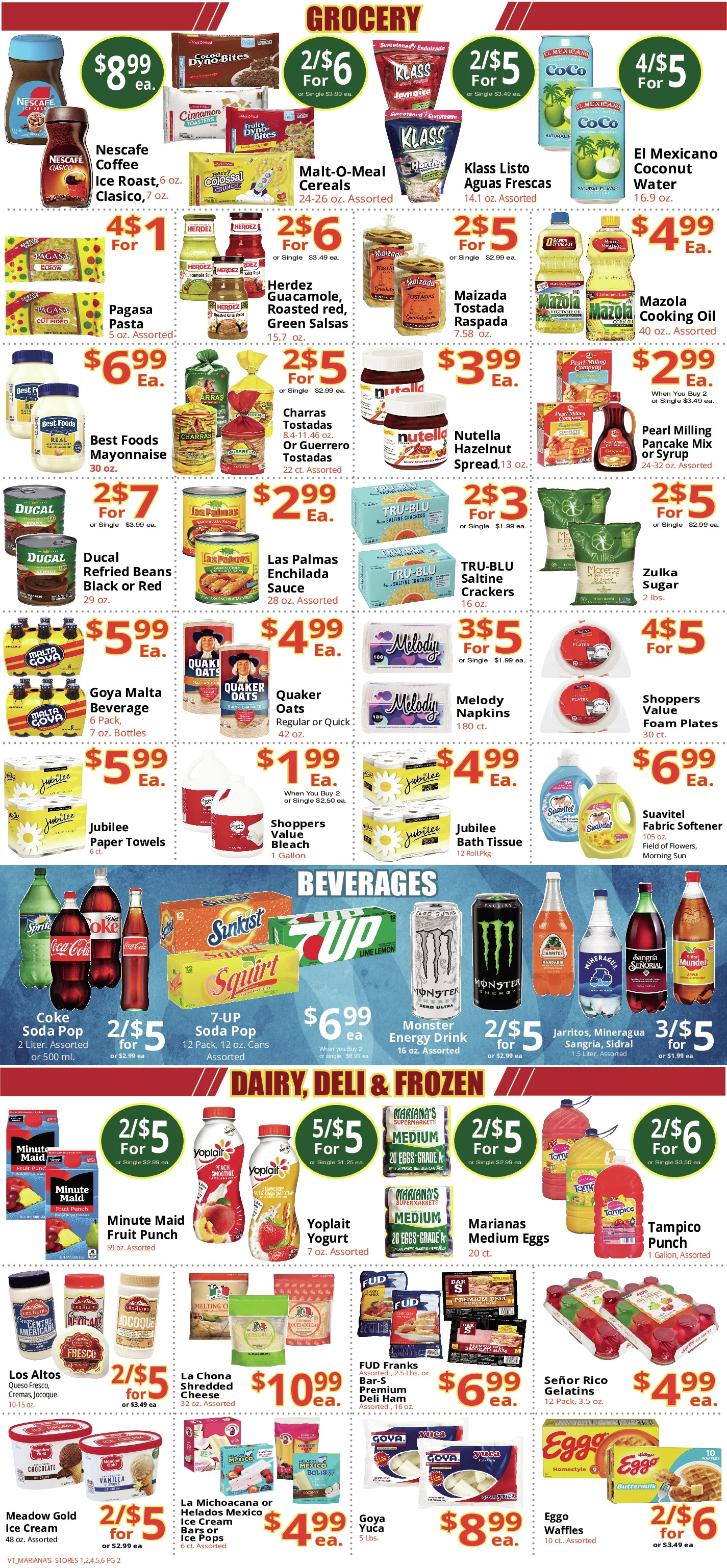 Marianas Weekly Specials | Previous Next - Page 2