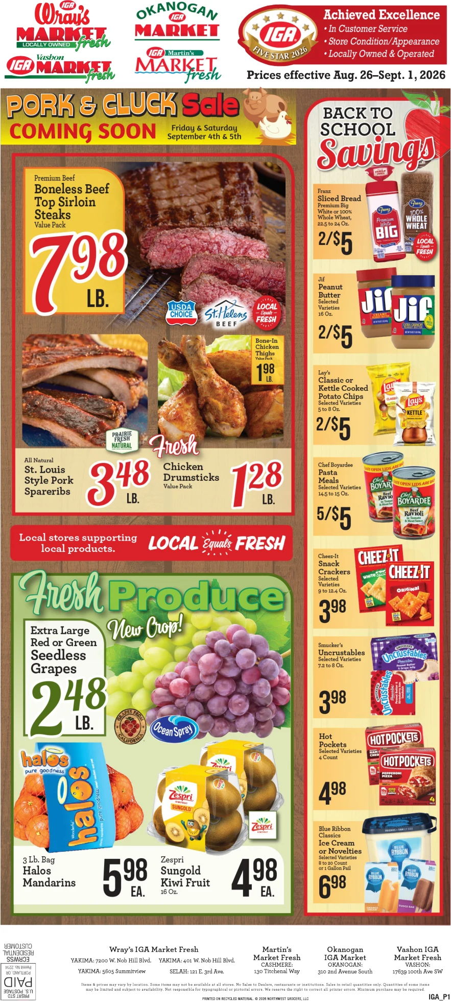 Martin's Market Fresh Martin's Market Fresh Weekly Ad - Page 1
