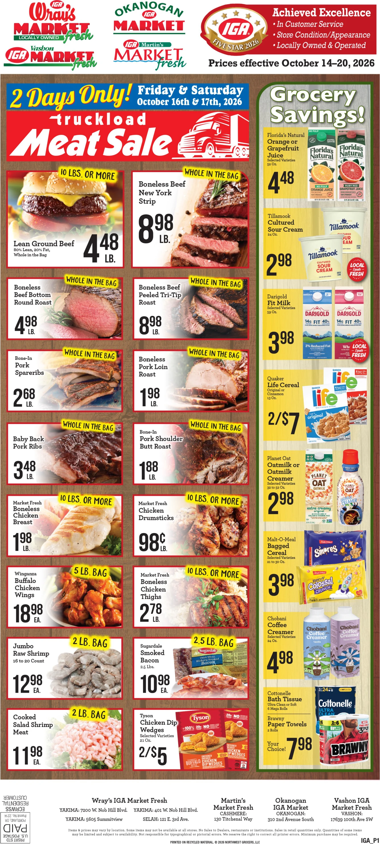 Martin's Market Fresh Martin's Market Fresh Weekly Ad - Page 1