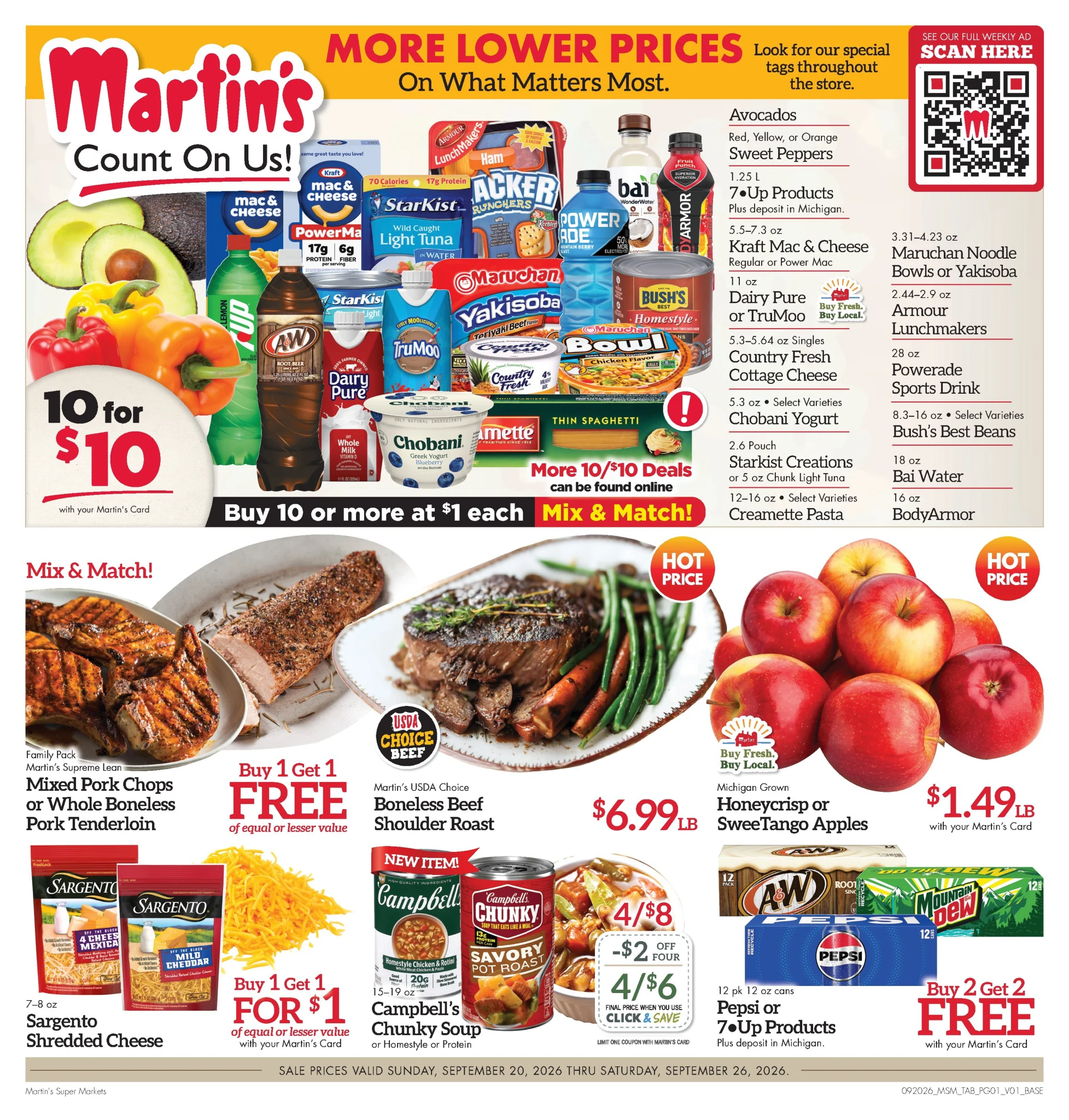 Martin's Super Market Next Ad - Page 1