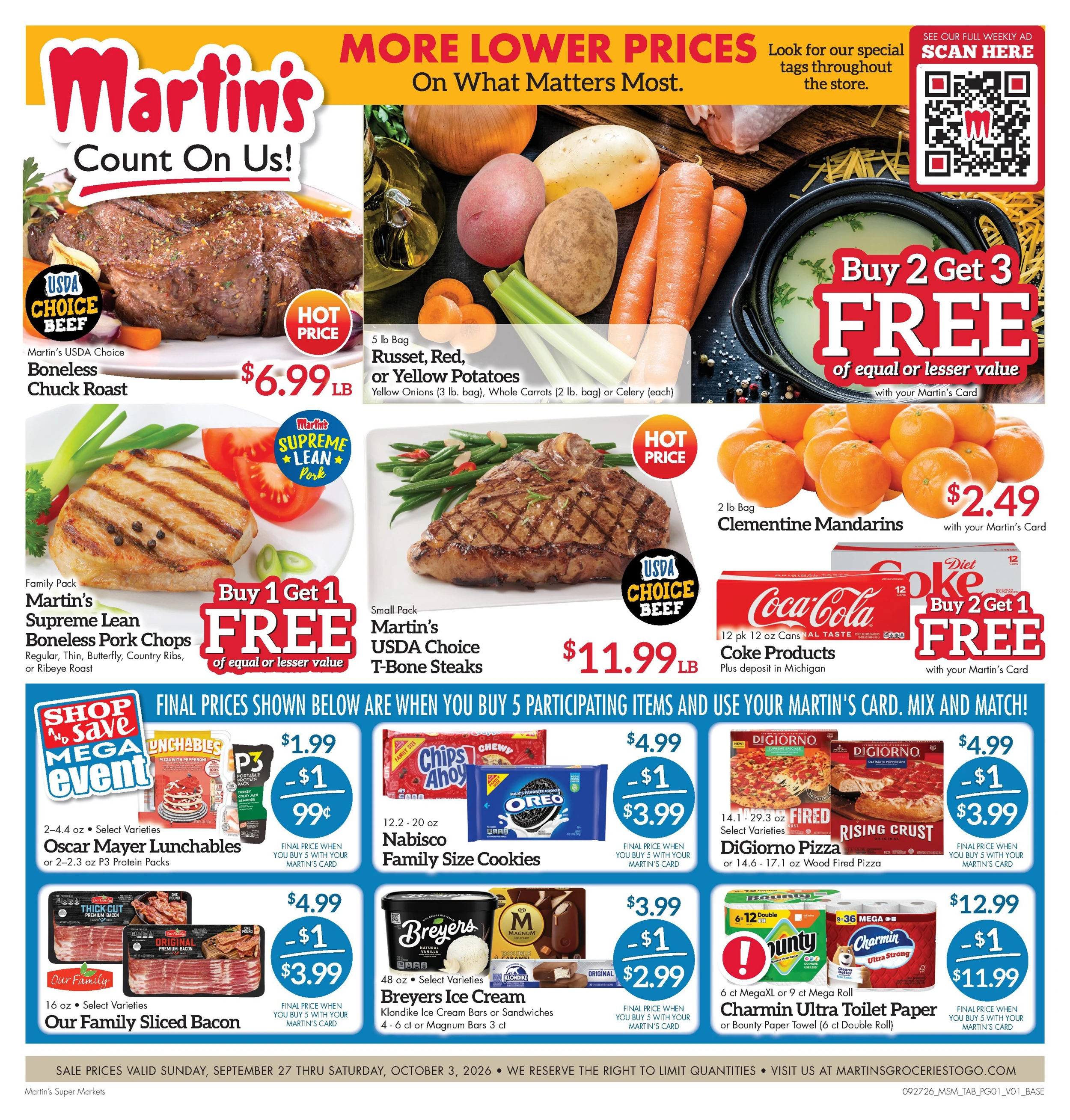 Martin's Super Market Next Ad - Page 1