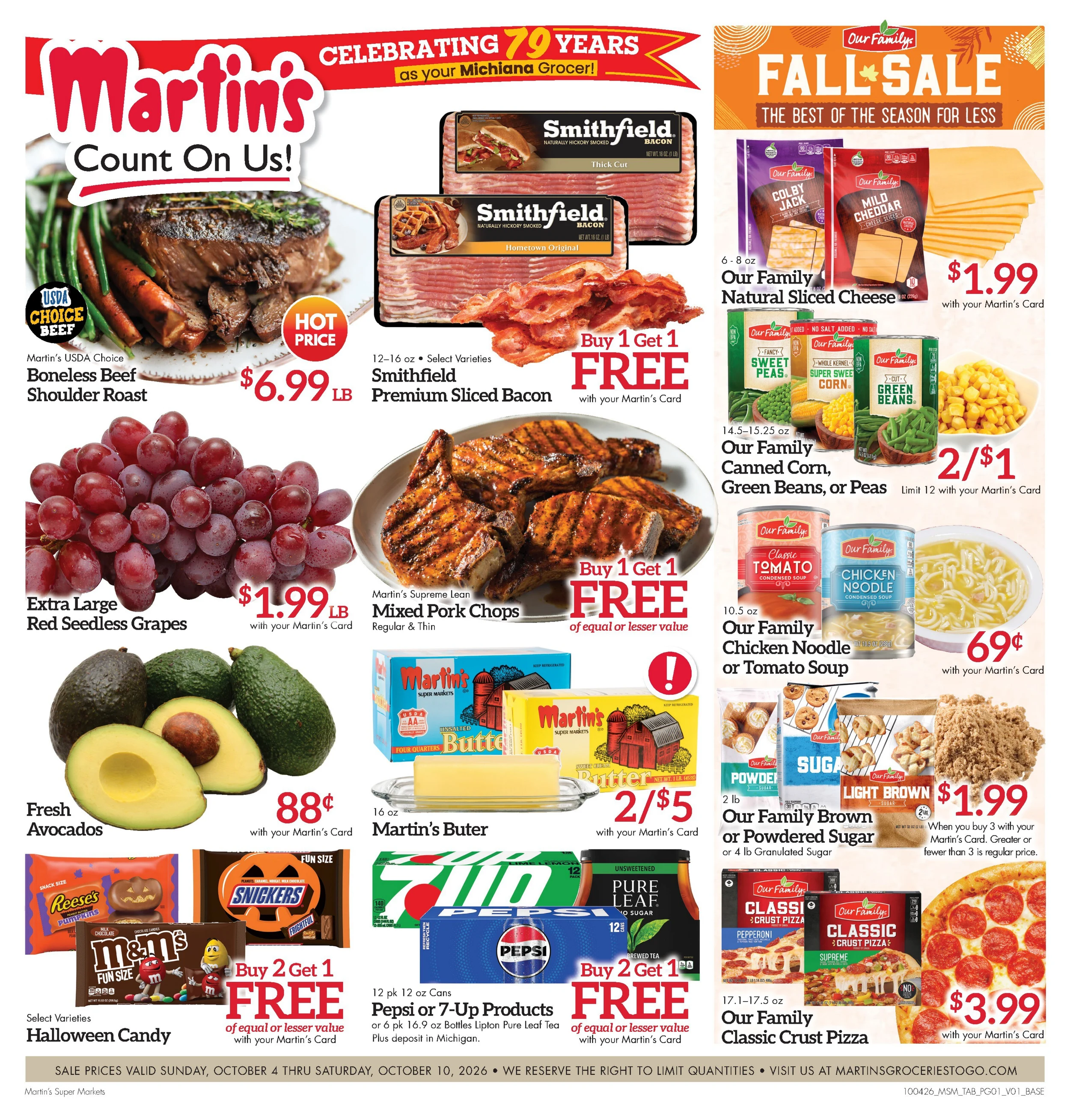Martin's Super Market Next Ad - Page 1