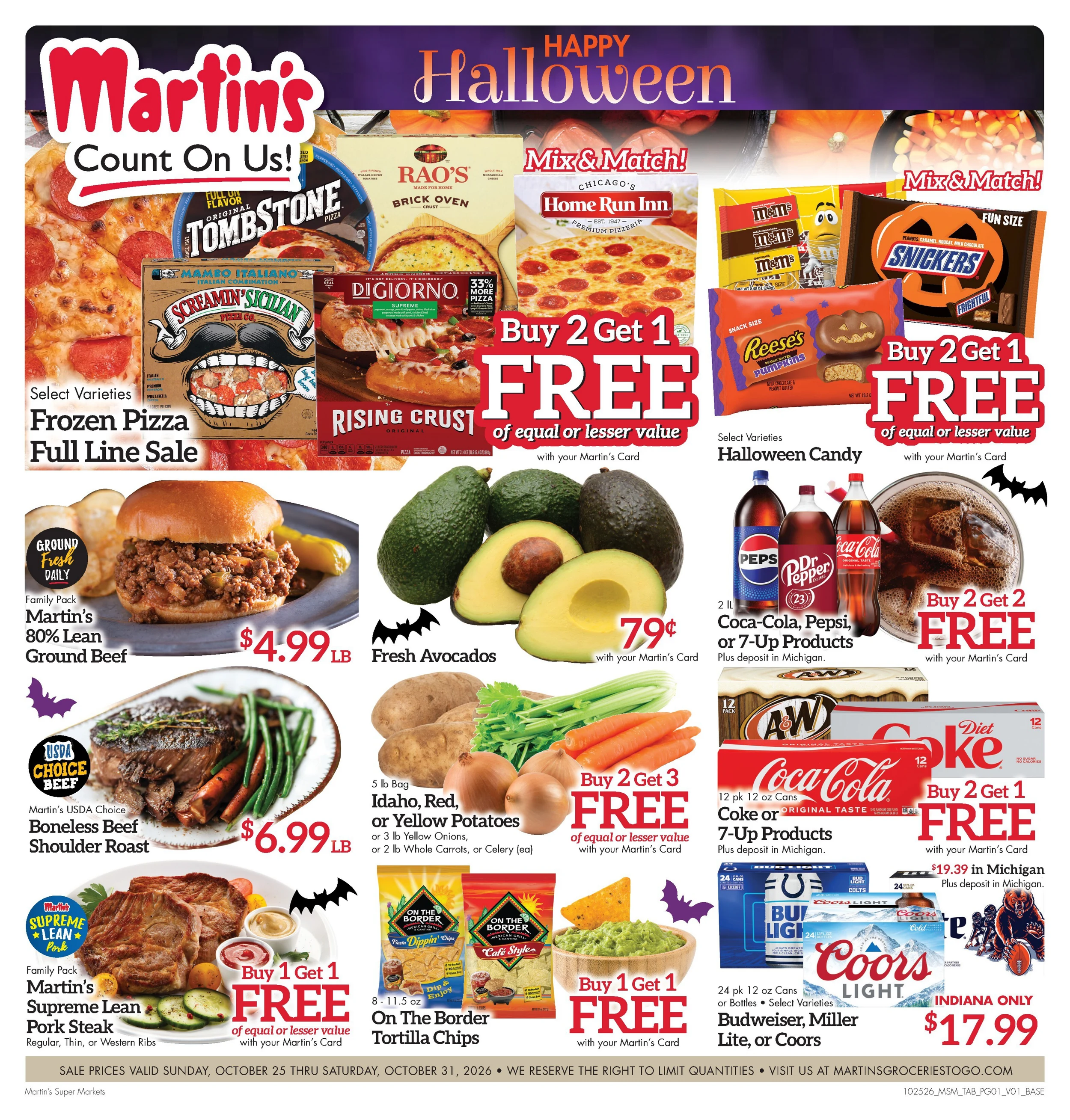 Martin's Super Market Next Ad - Page 1